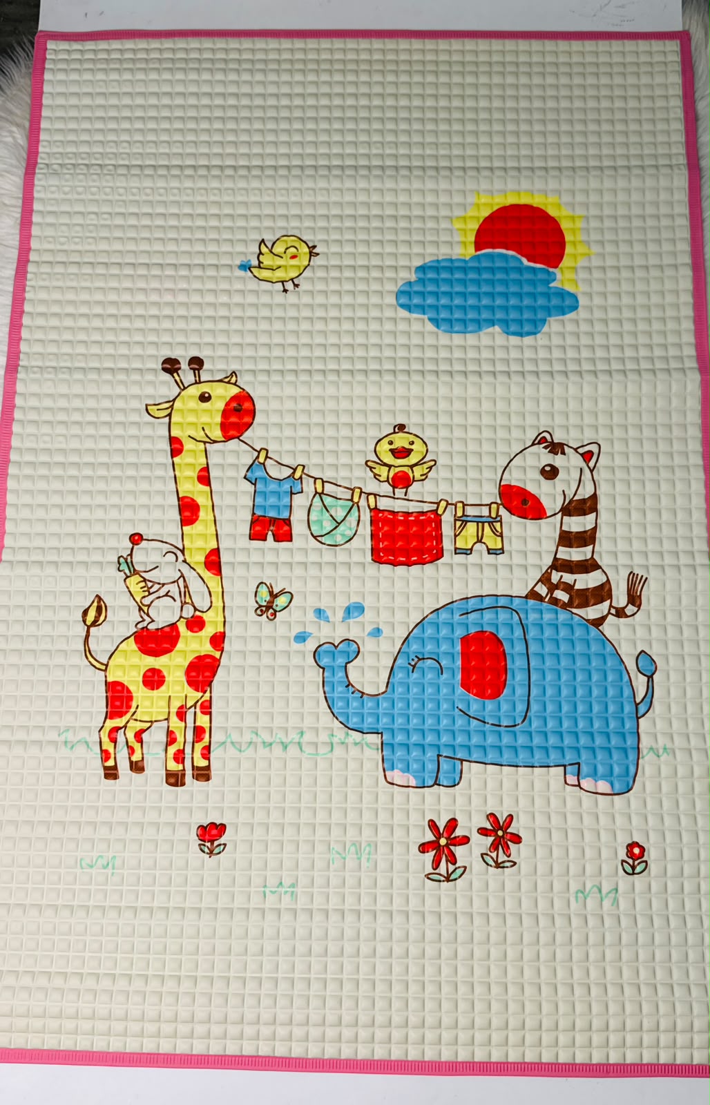 Bubble Mat - Giraff and friends