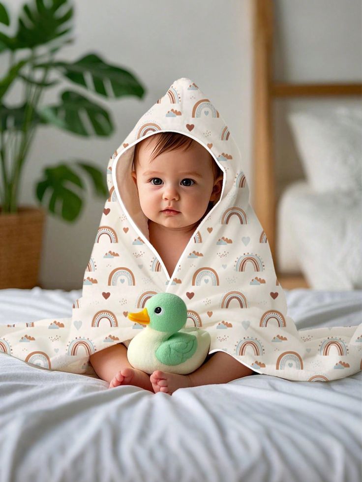 Single Layer Hooded Towel