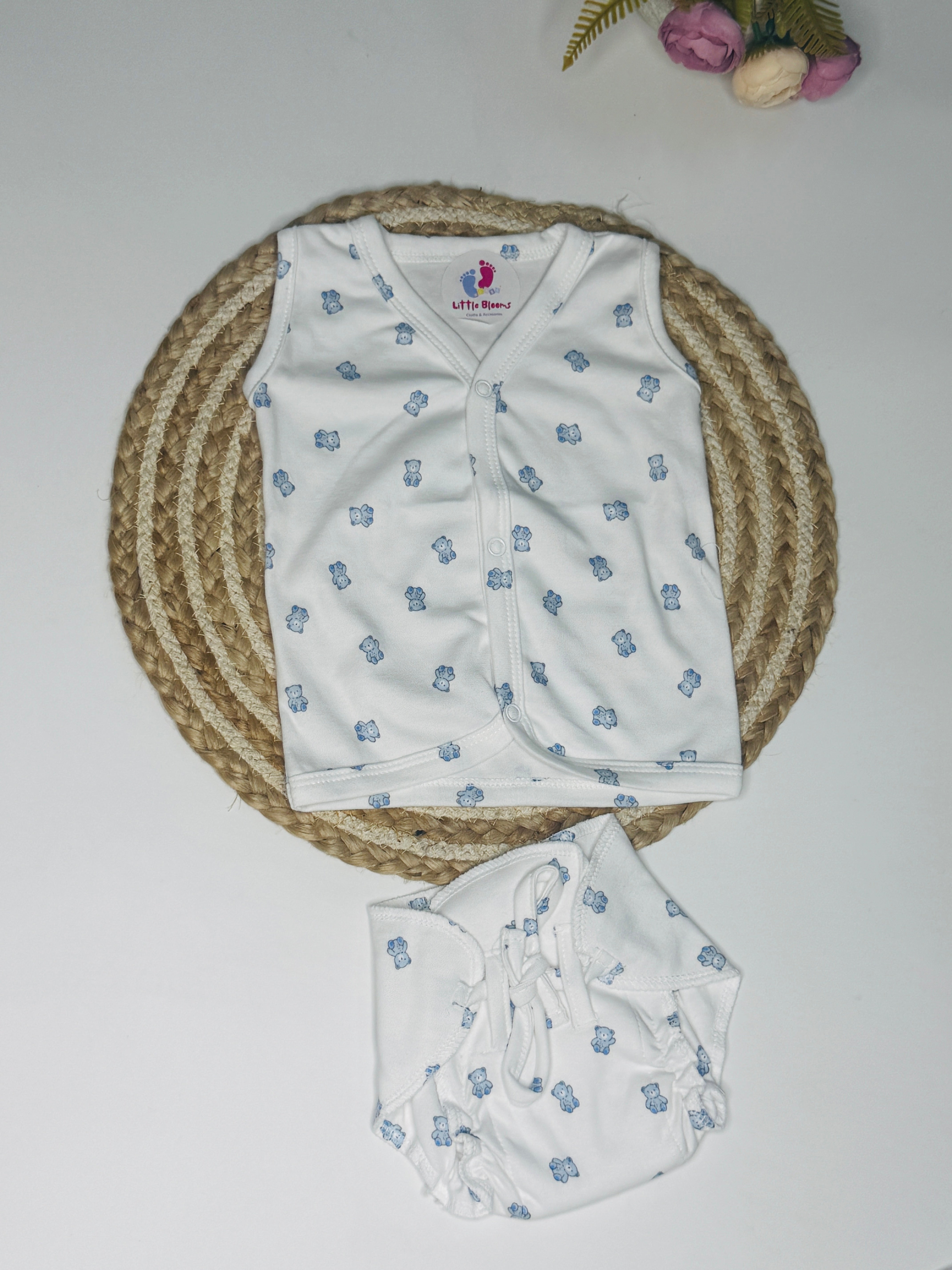 Jabla Nappy set - Blue teddy