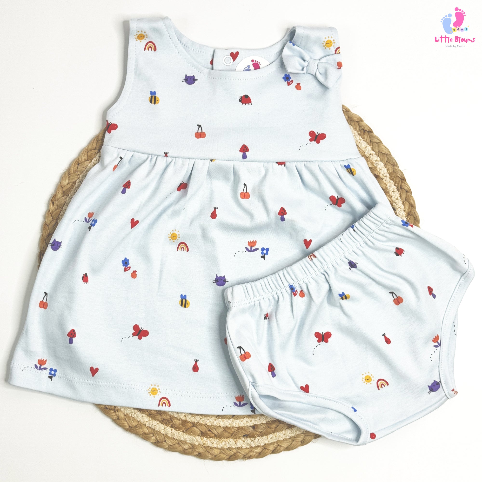 Bow frock - Fruits