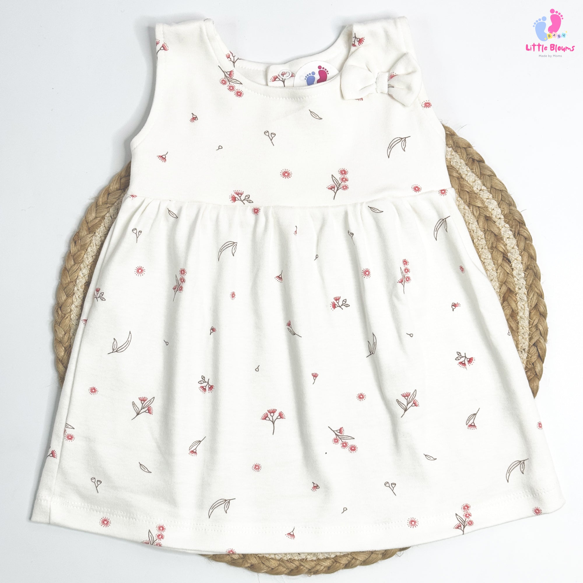 Bow frock - Flowers