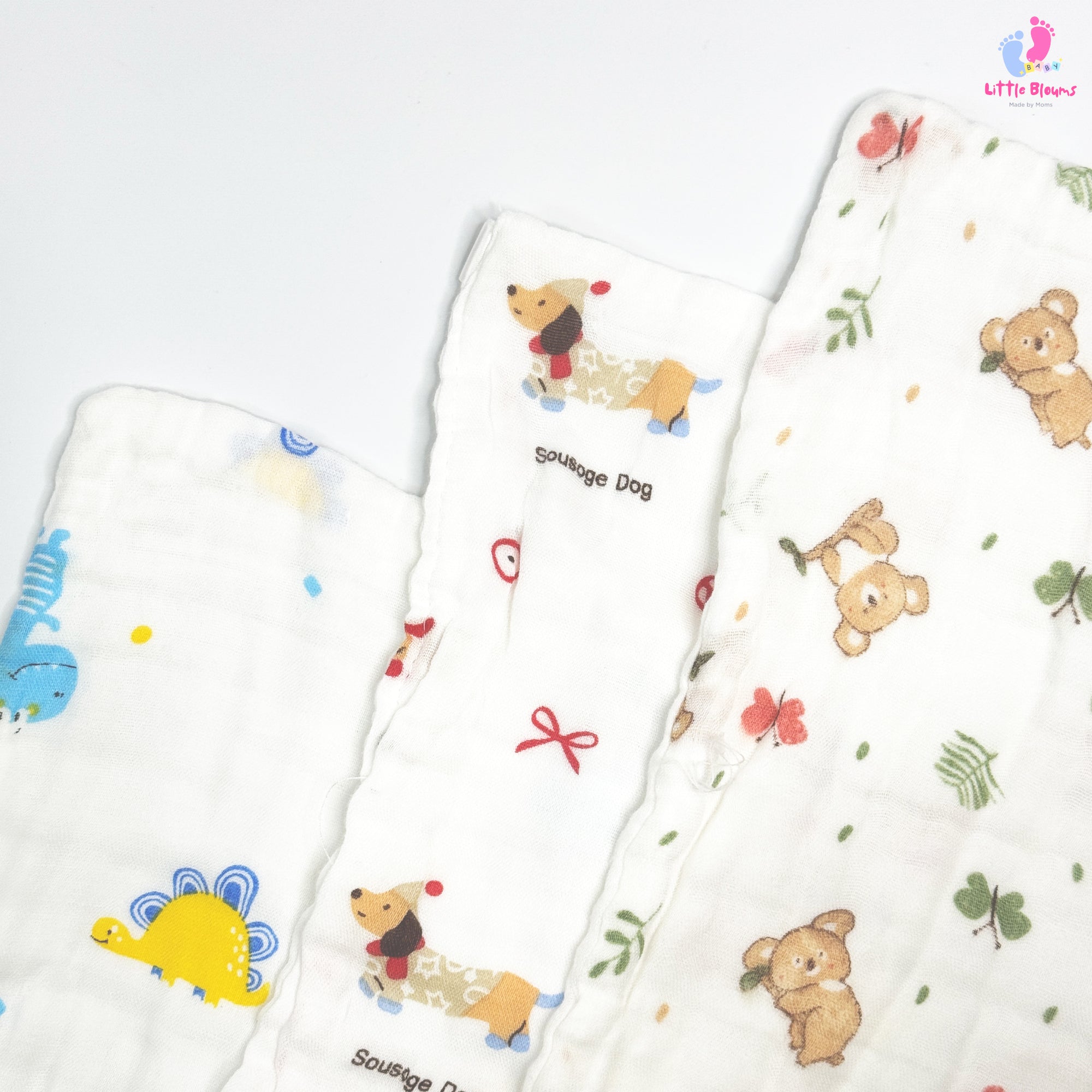 Burp Cloth - 3 Combo Set 2