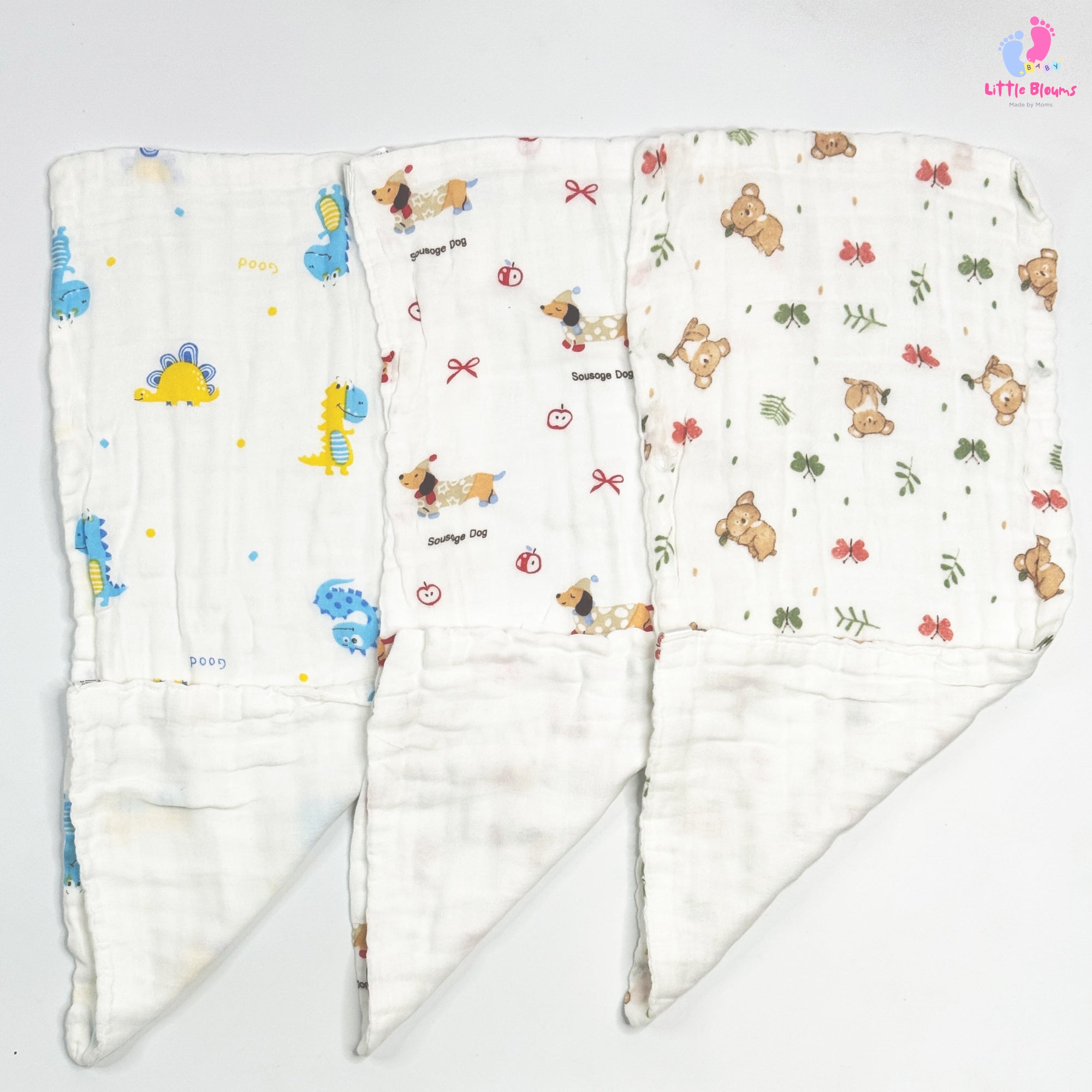 Burp Cloth - 3 Combo Set 2