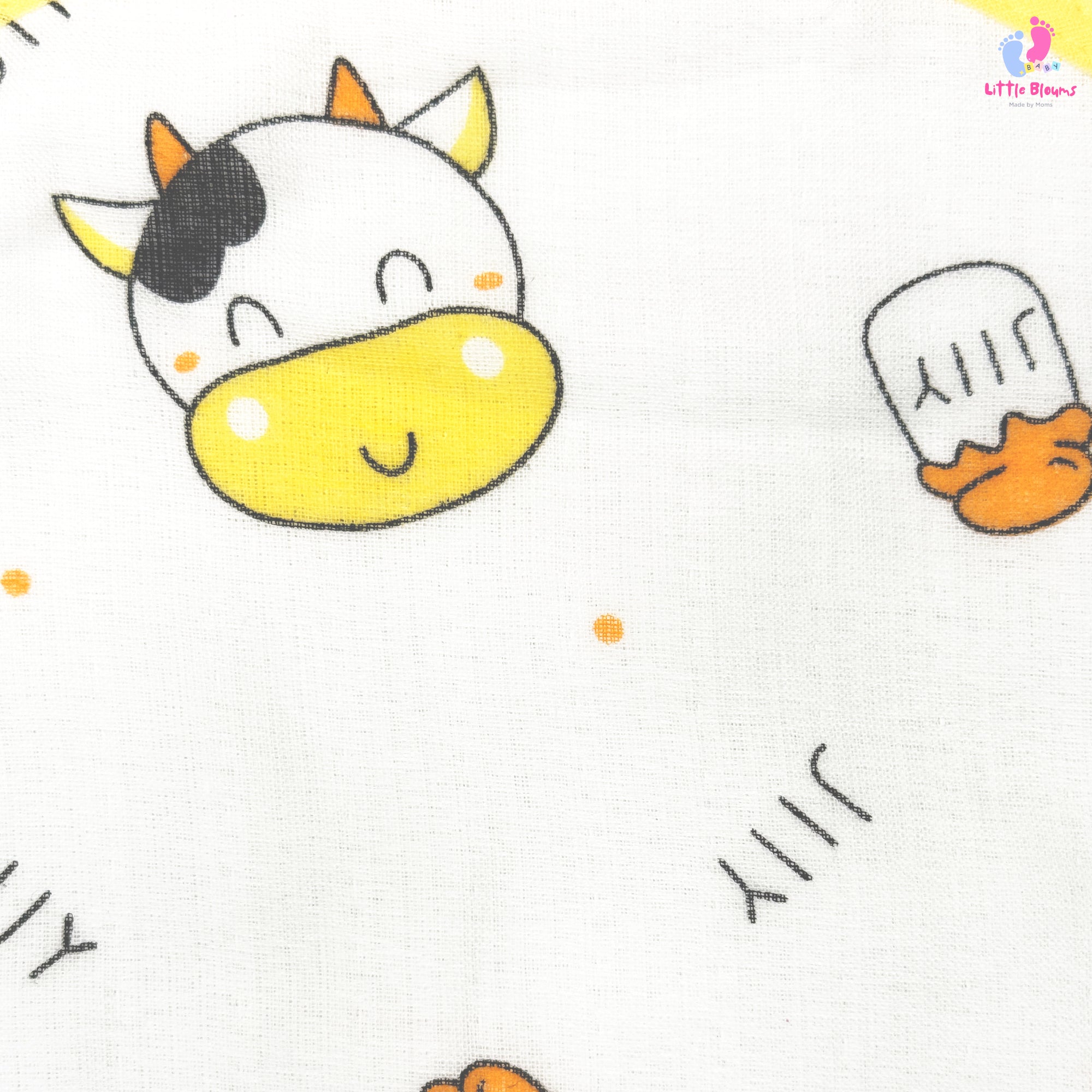 Burp Cloth - Cow