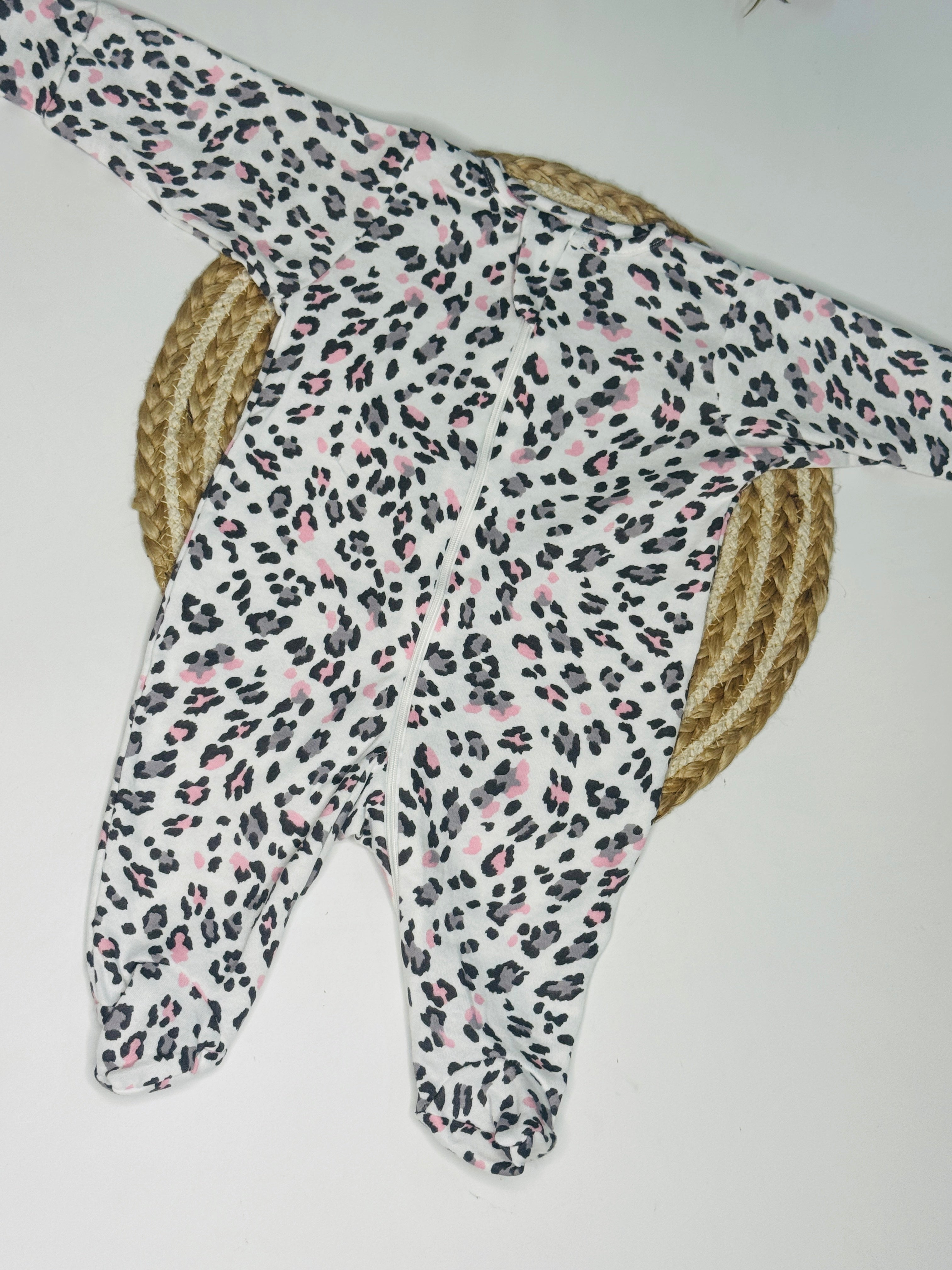 Romper / Sleep Suit - pinky blacky shade