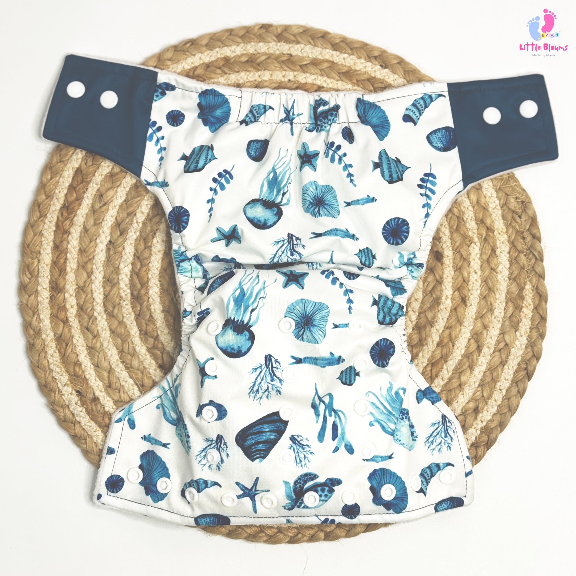 Cloth Diaper - Blue Ocean