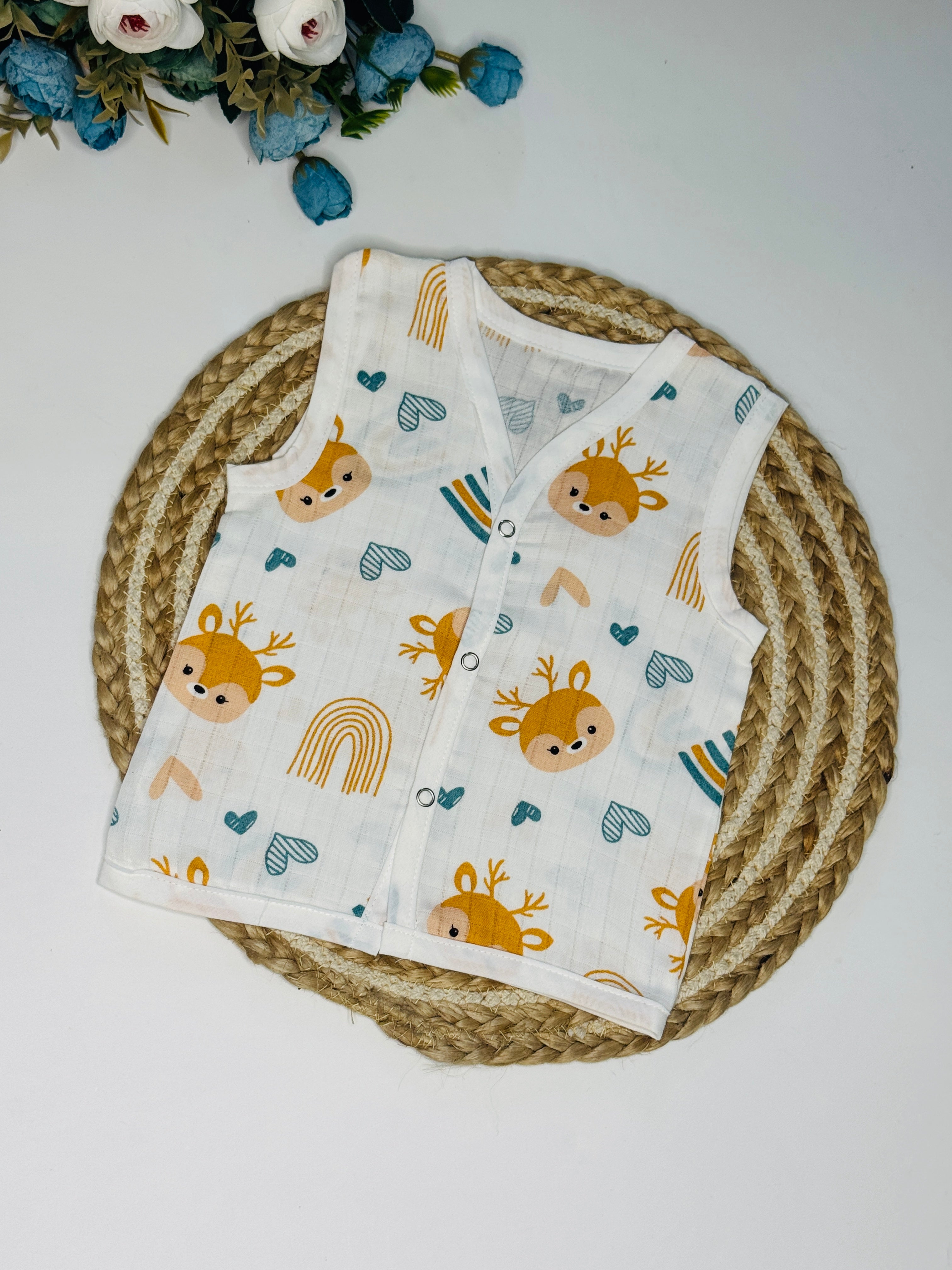 Muslin  Button Jabla - Dear and cute prints