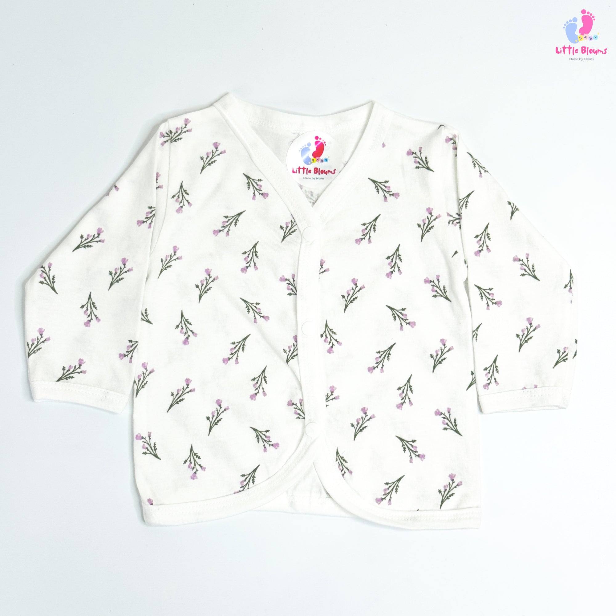 Full Sleeve Jabla - Lavender Flowers