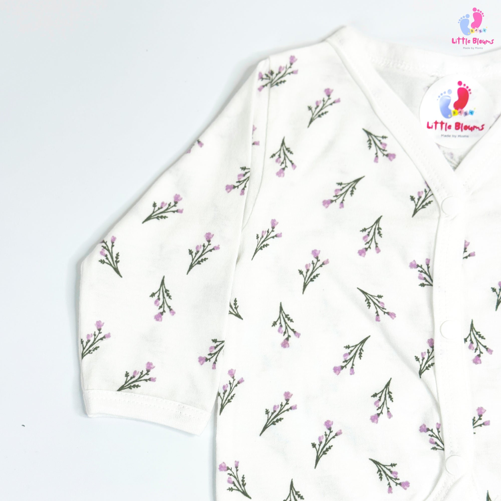 Full Sleeve Jabla - Lavender Flowers