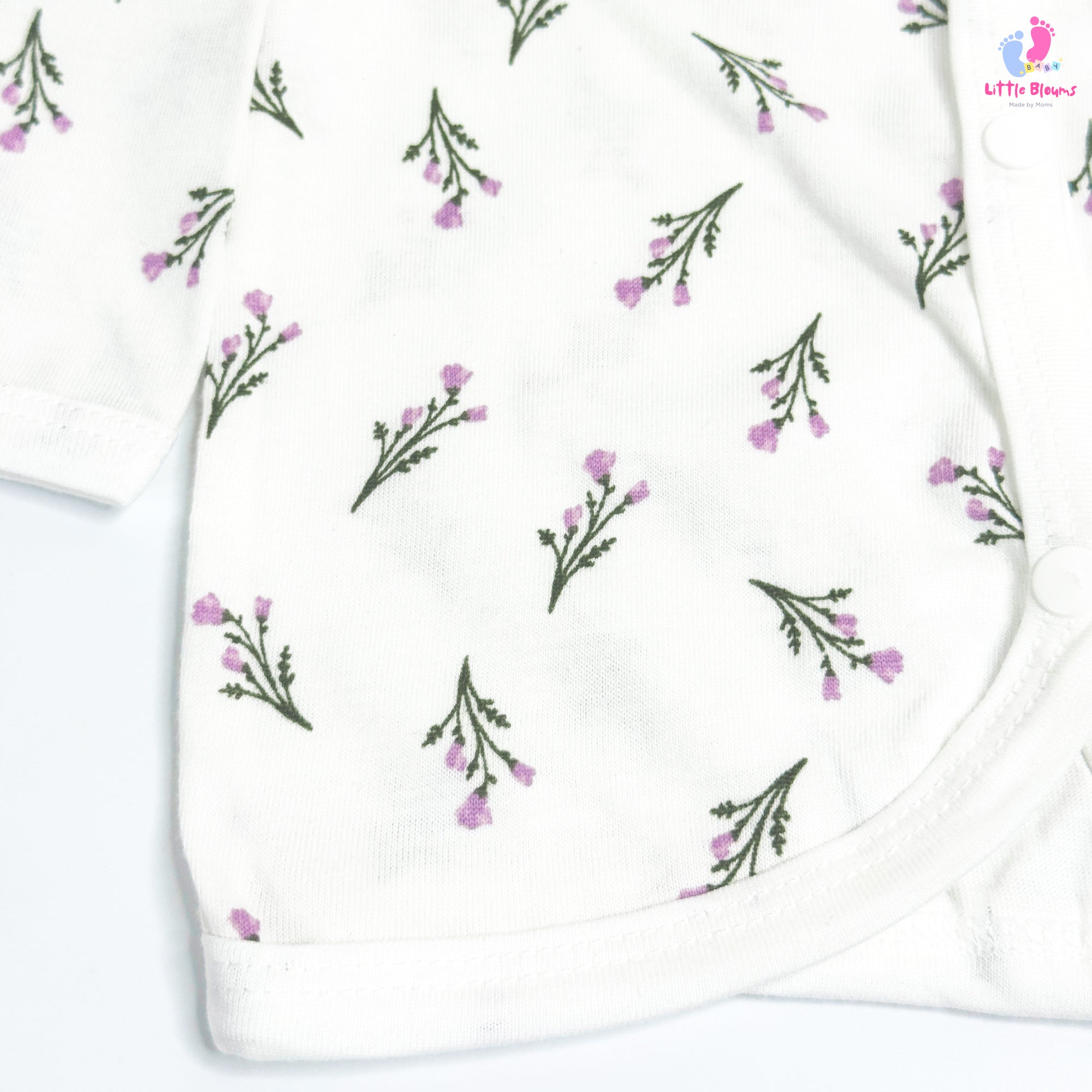 Full Sleeve Jabla - Lavender Flowers