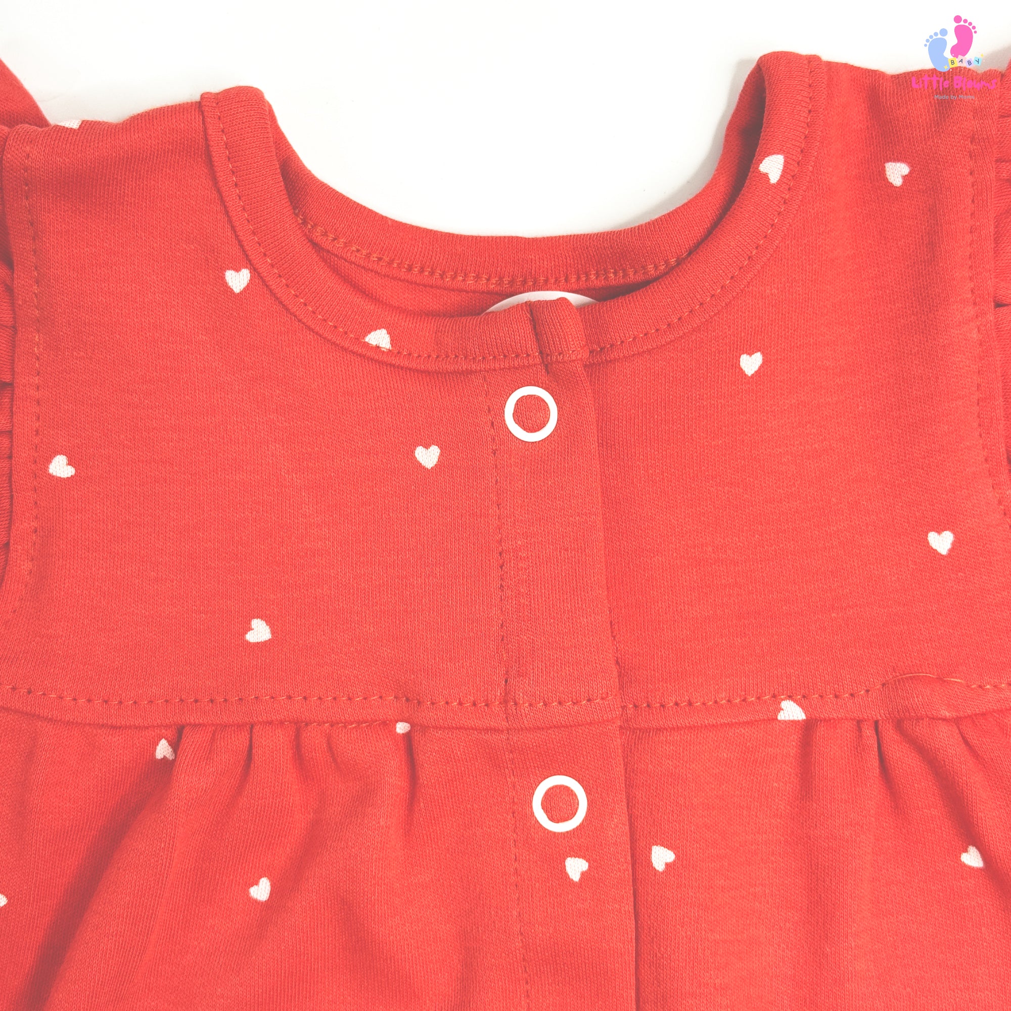 Girls Romper - Red