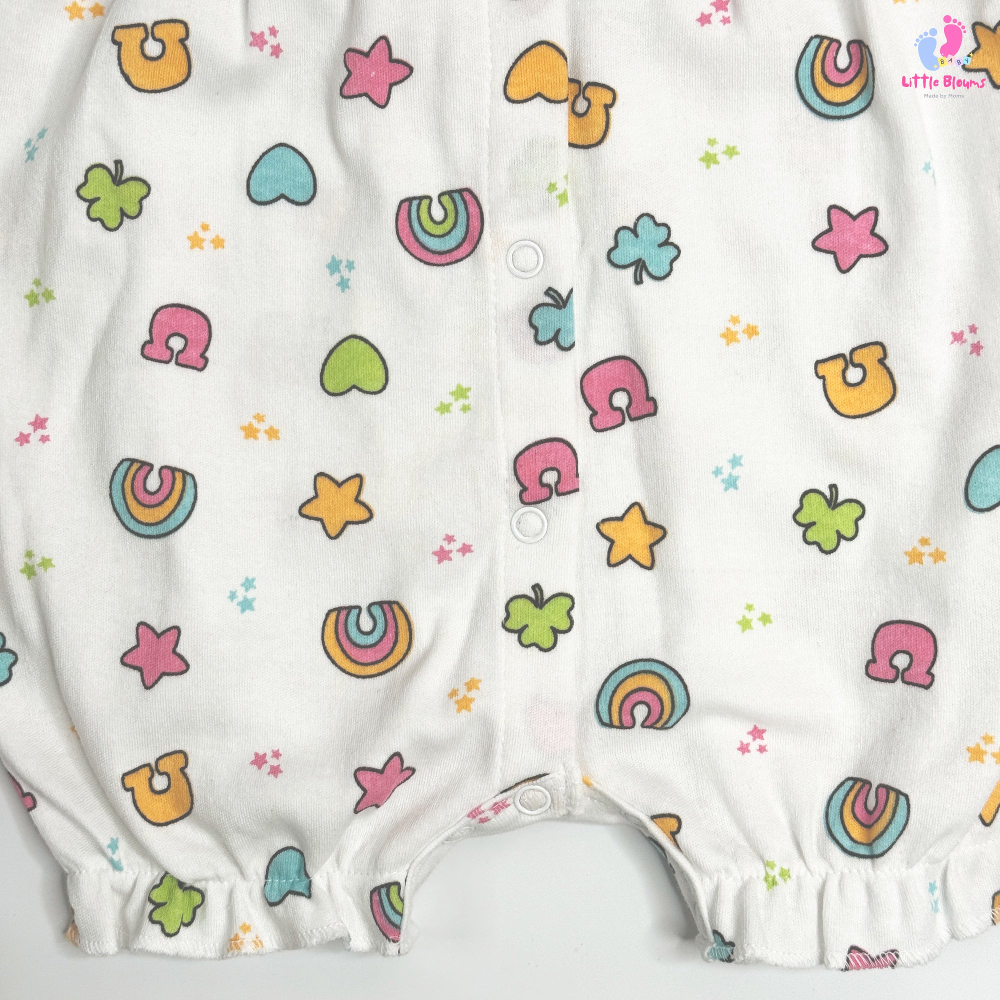 Girls Romper - White