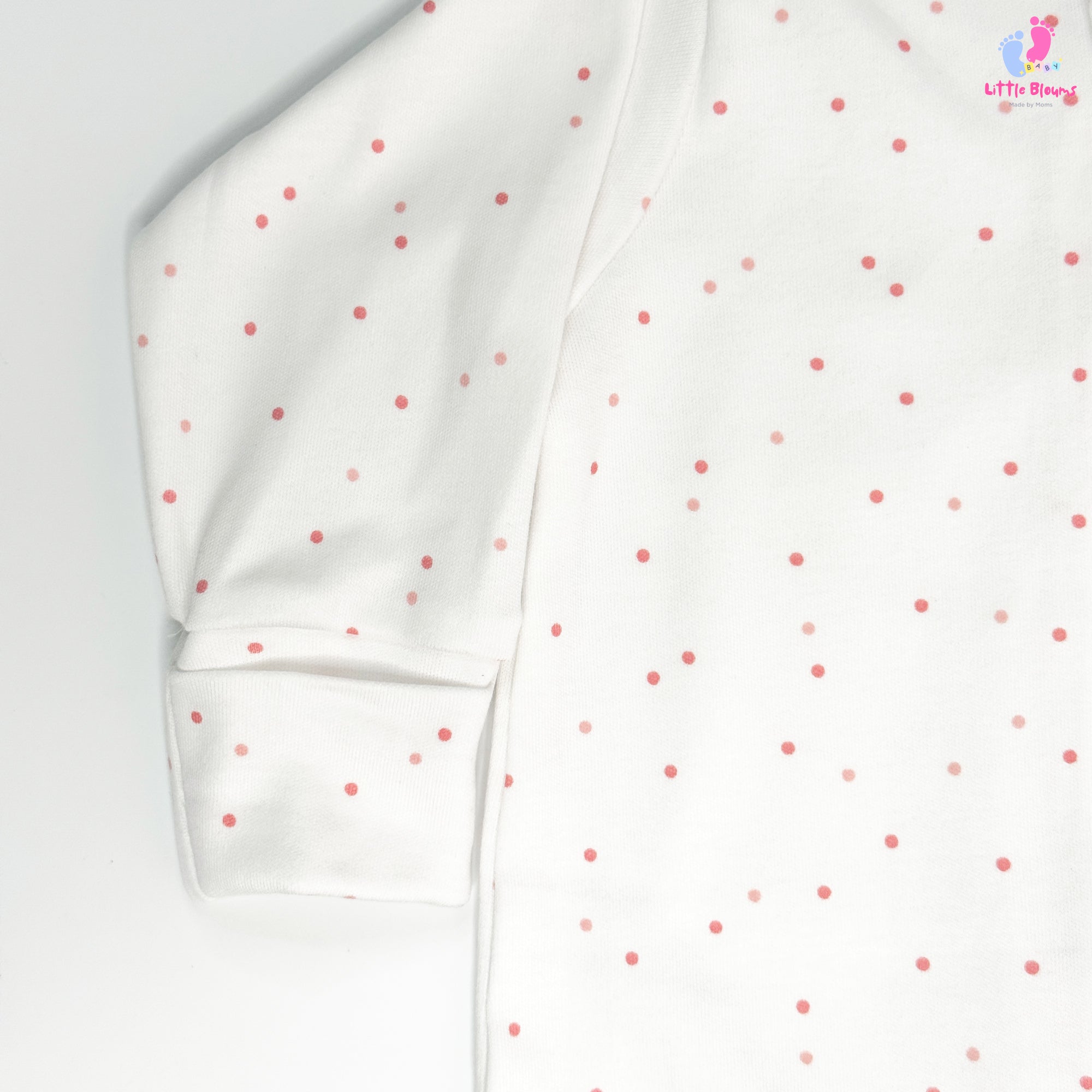 Hooded Romper - Red Dot
