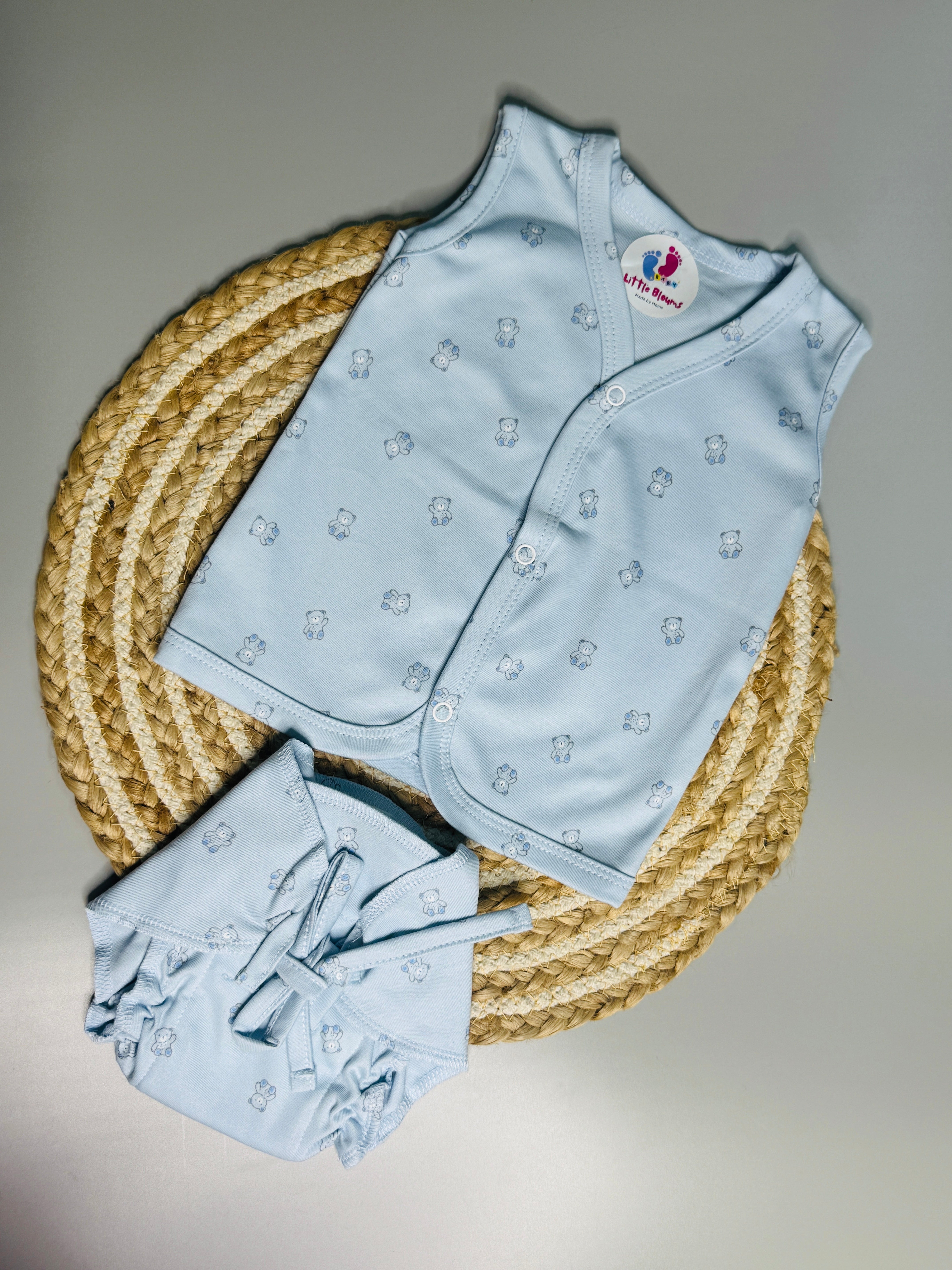 Jabla Nappy set - blue  teddy