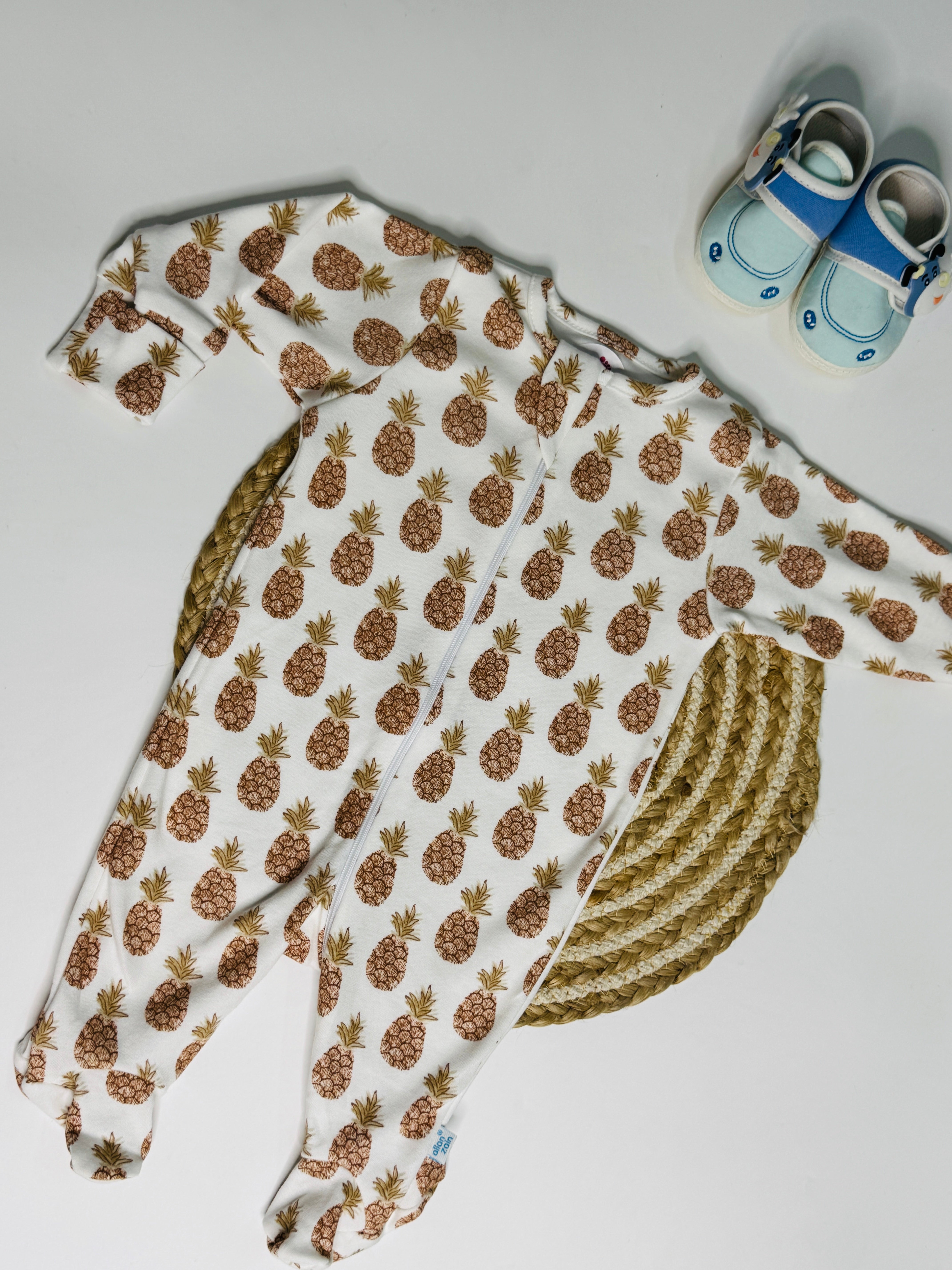Romper / Sleep Suit - pine apple
