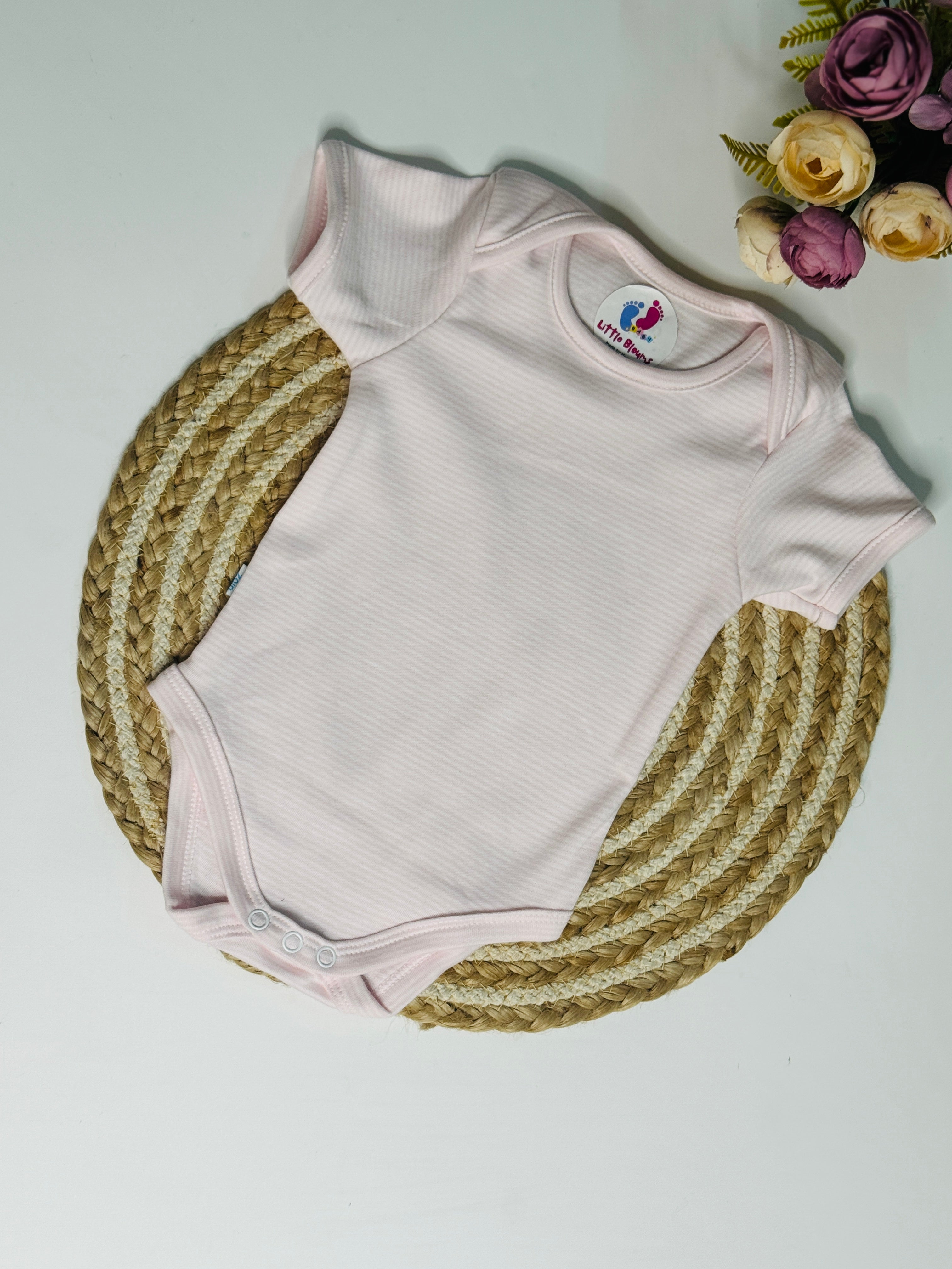 Body  Suit - pink stripes