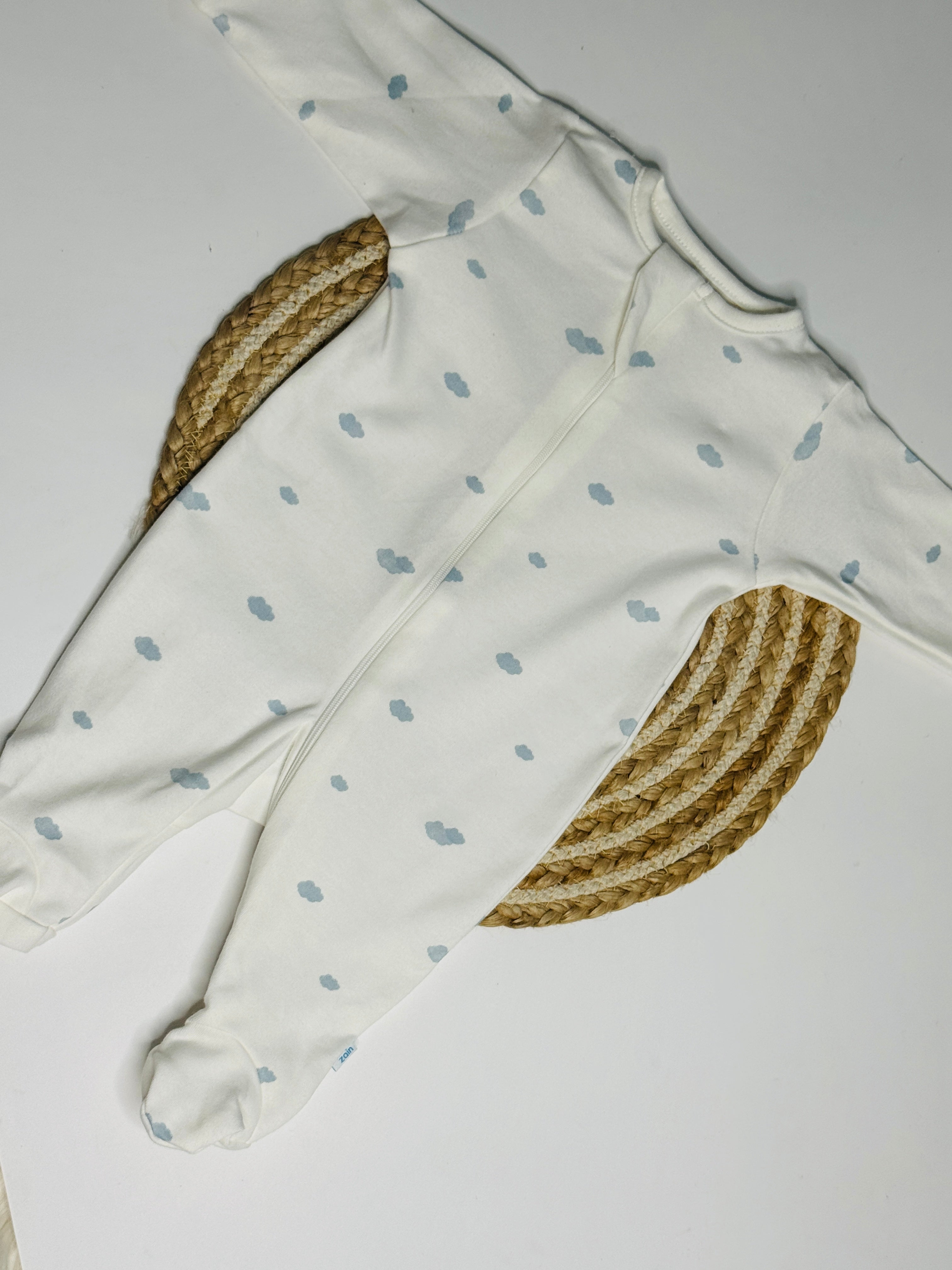 Romper / Sleep Suit - small clouds