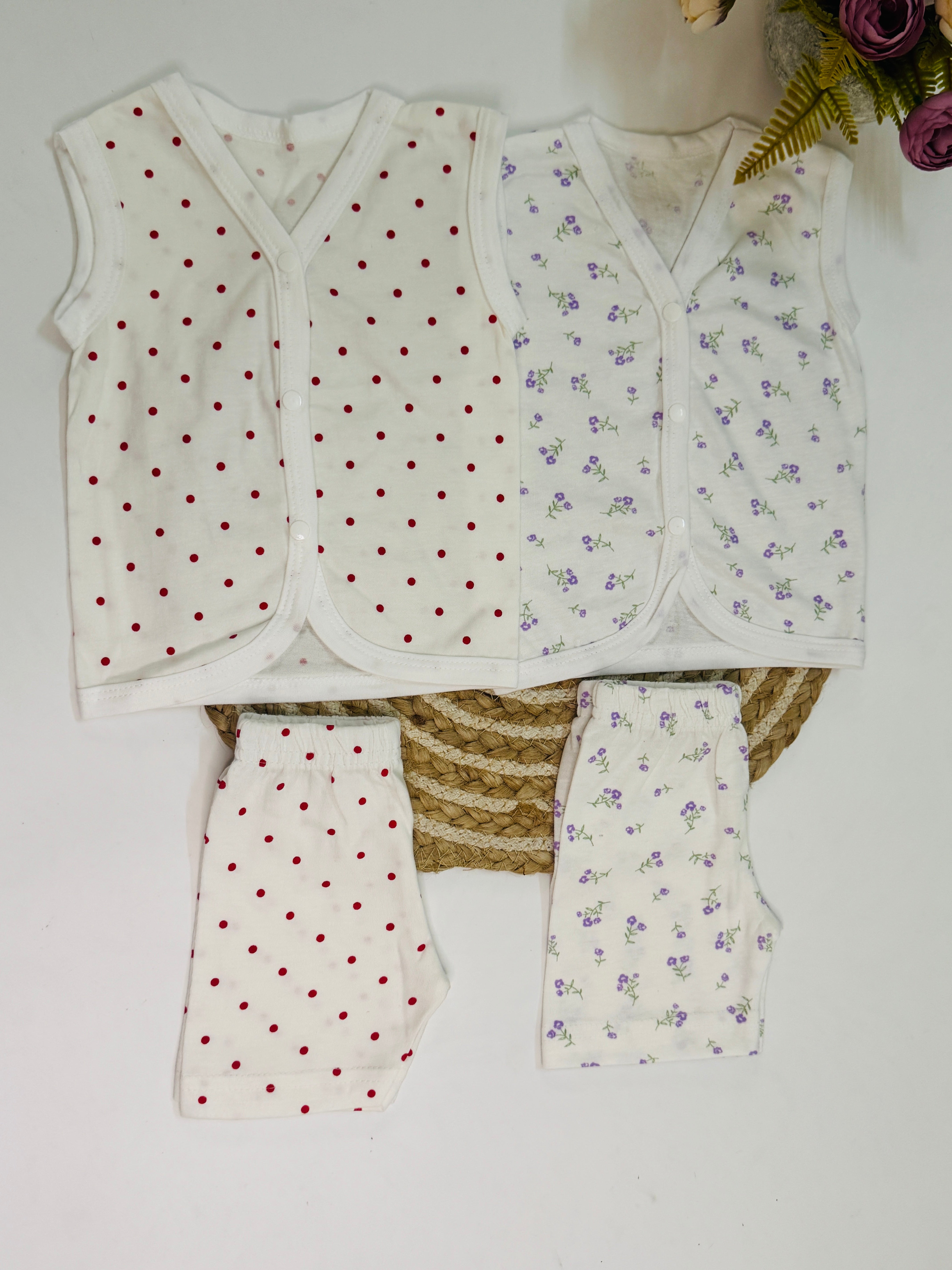 Sleeveless set 2piece combo