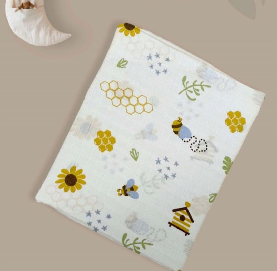 Muslin Swaddle - Honey bee