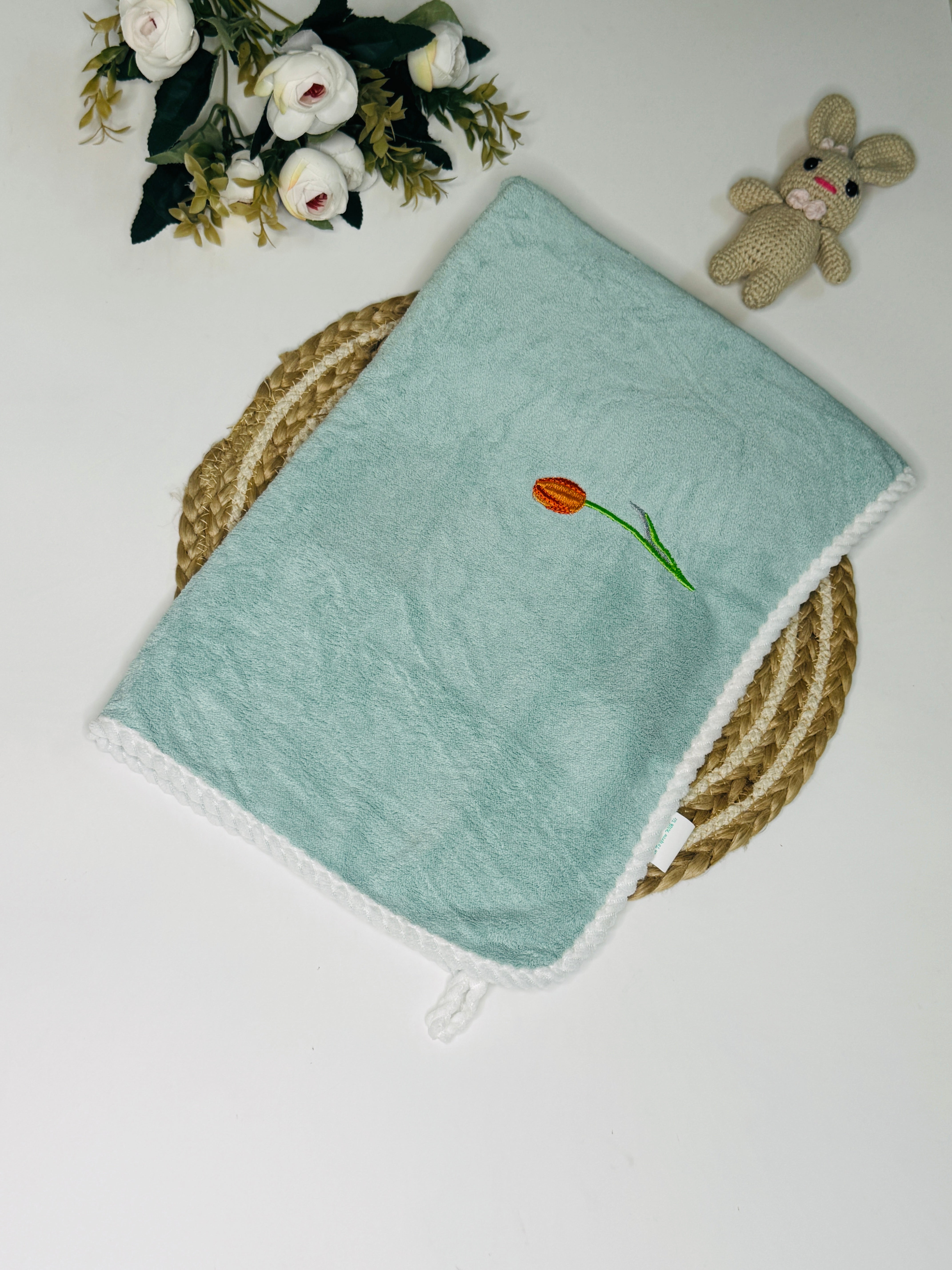 Micro fibre bath towel-Green colour