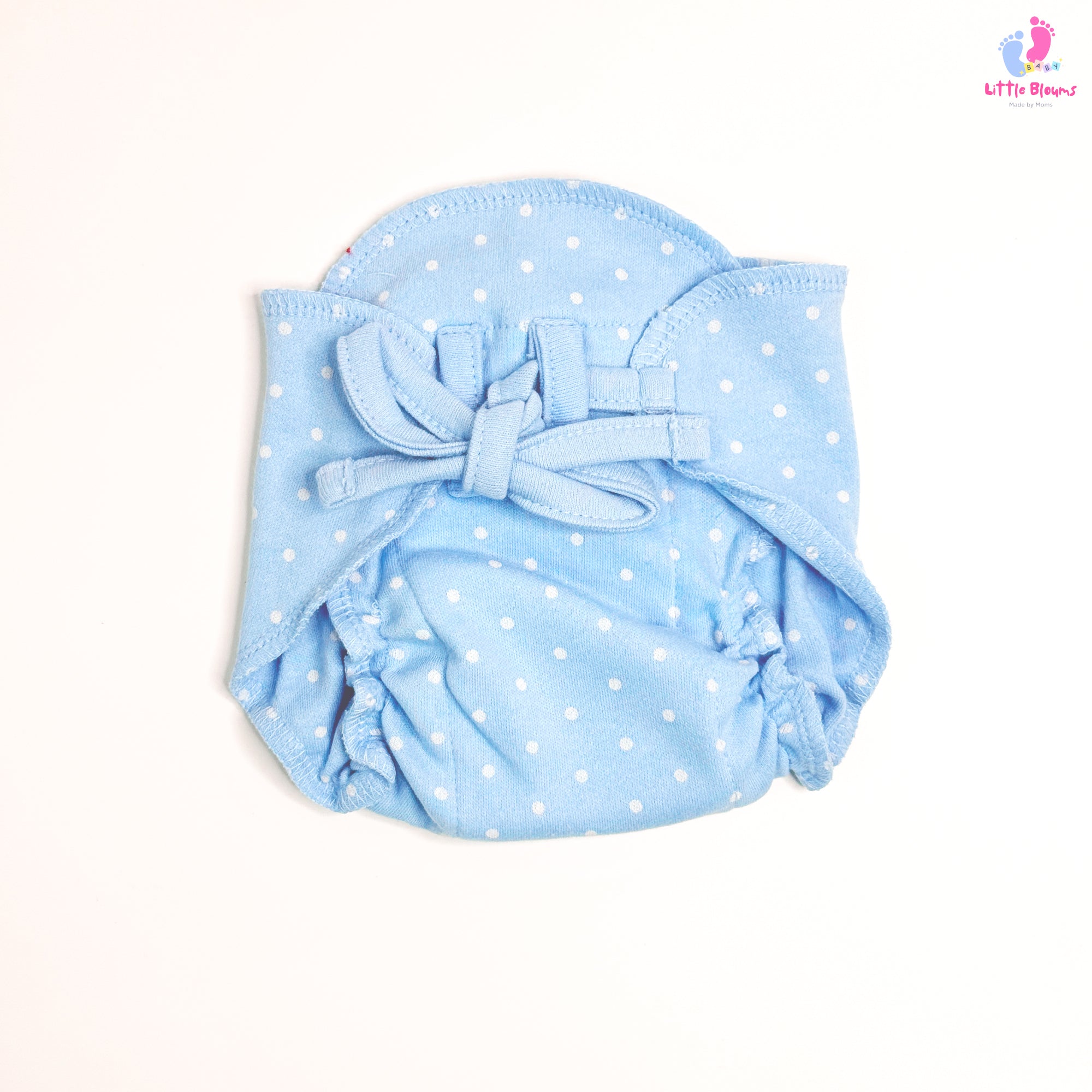 Jabla Nappy set - Blue with White Dot