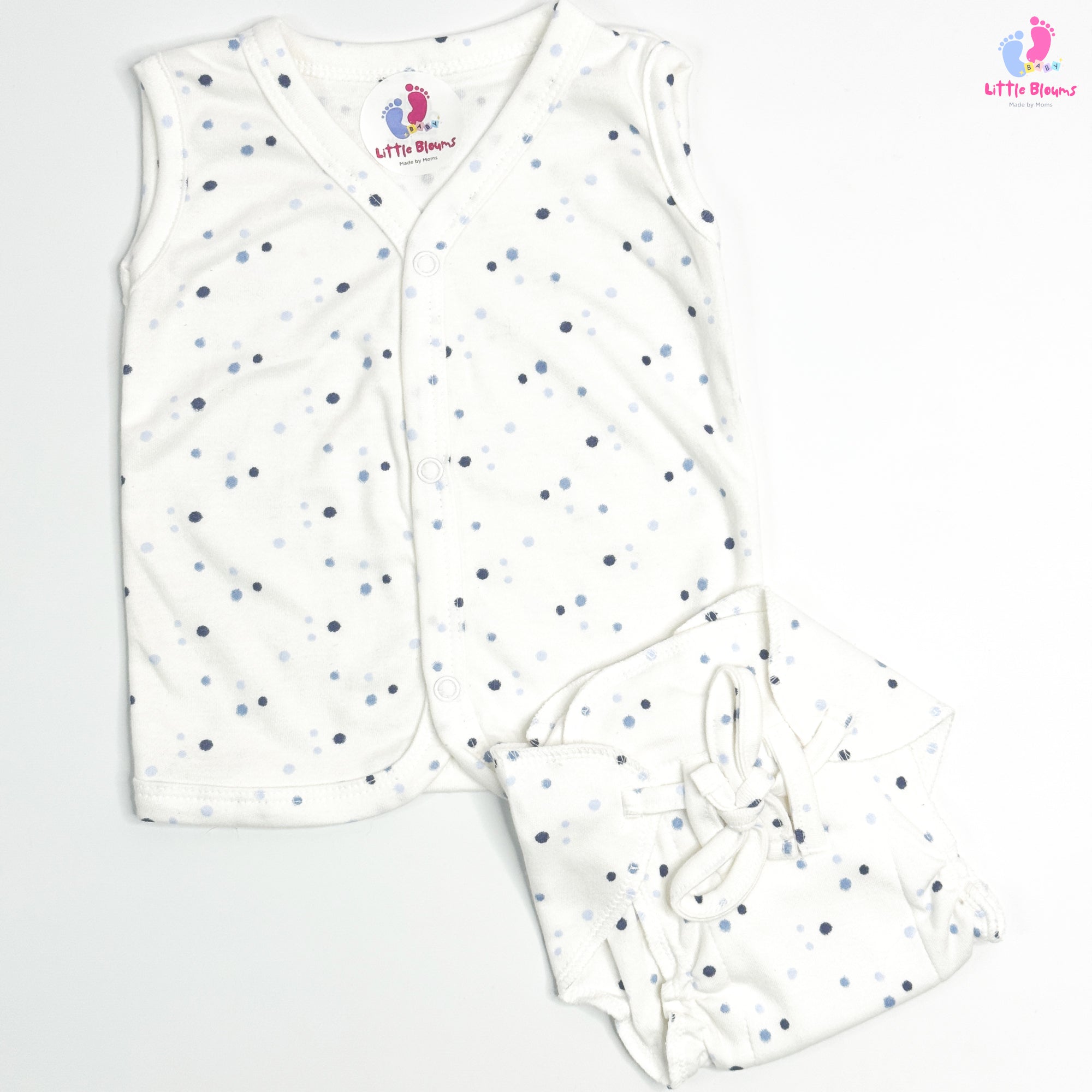 Jabla Nappy set - Blue Dot