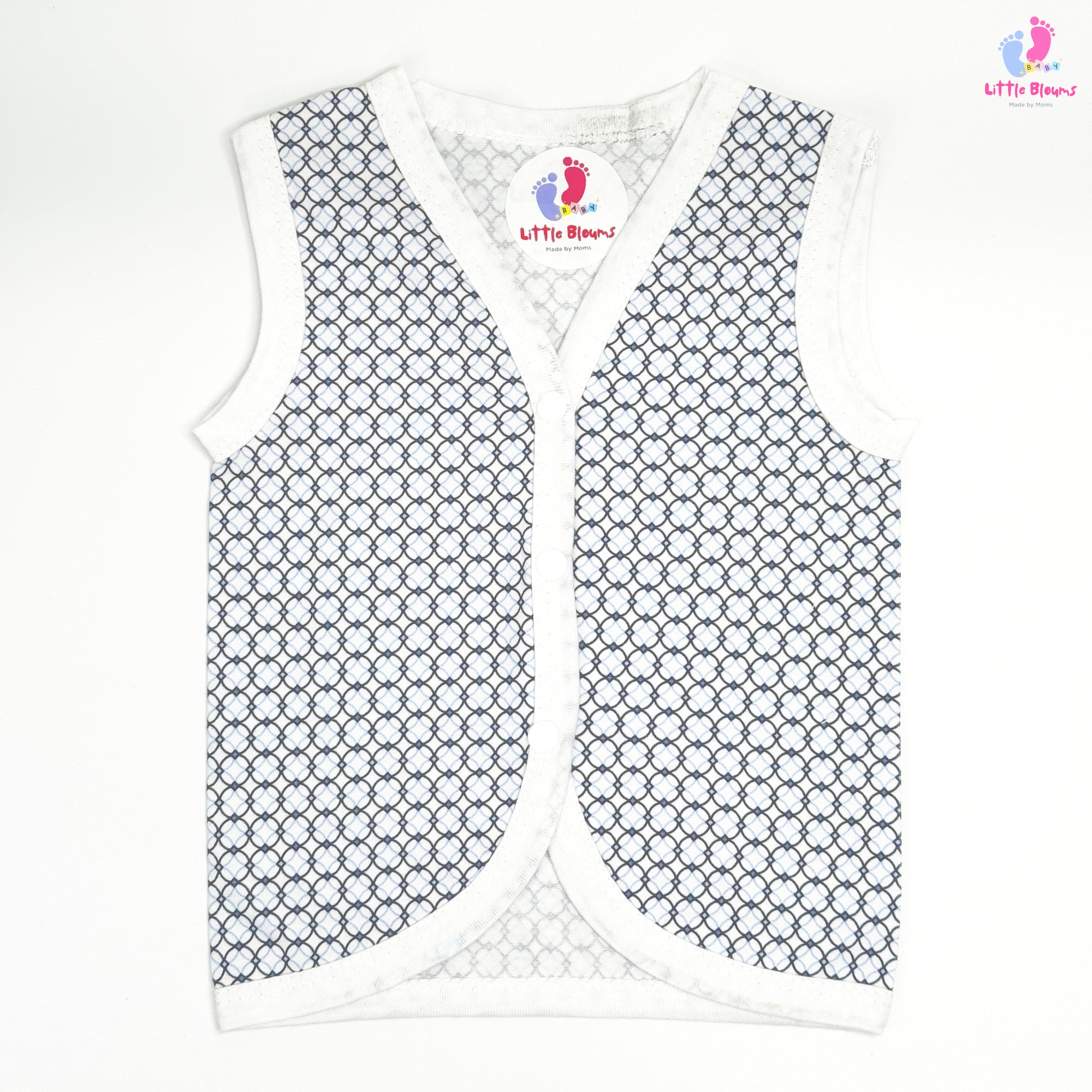 Button Jabla - Blue Check