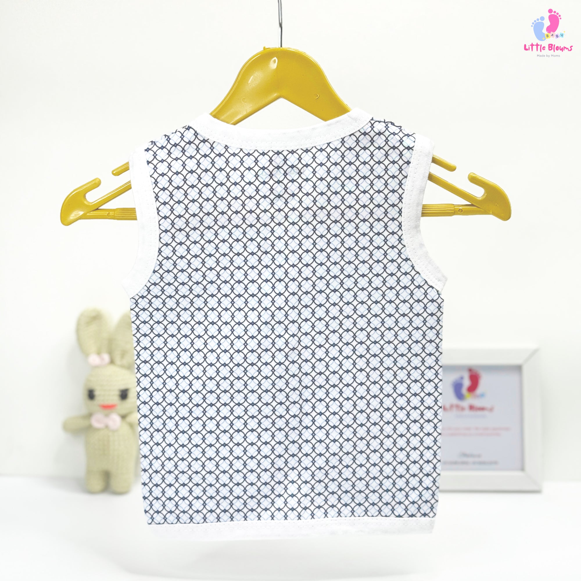 Button Jabla - Blue Check