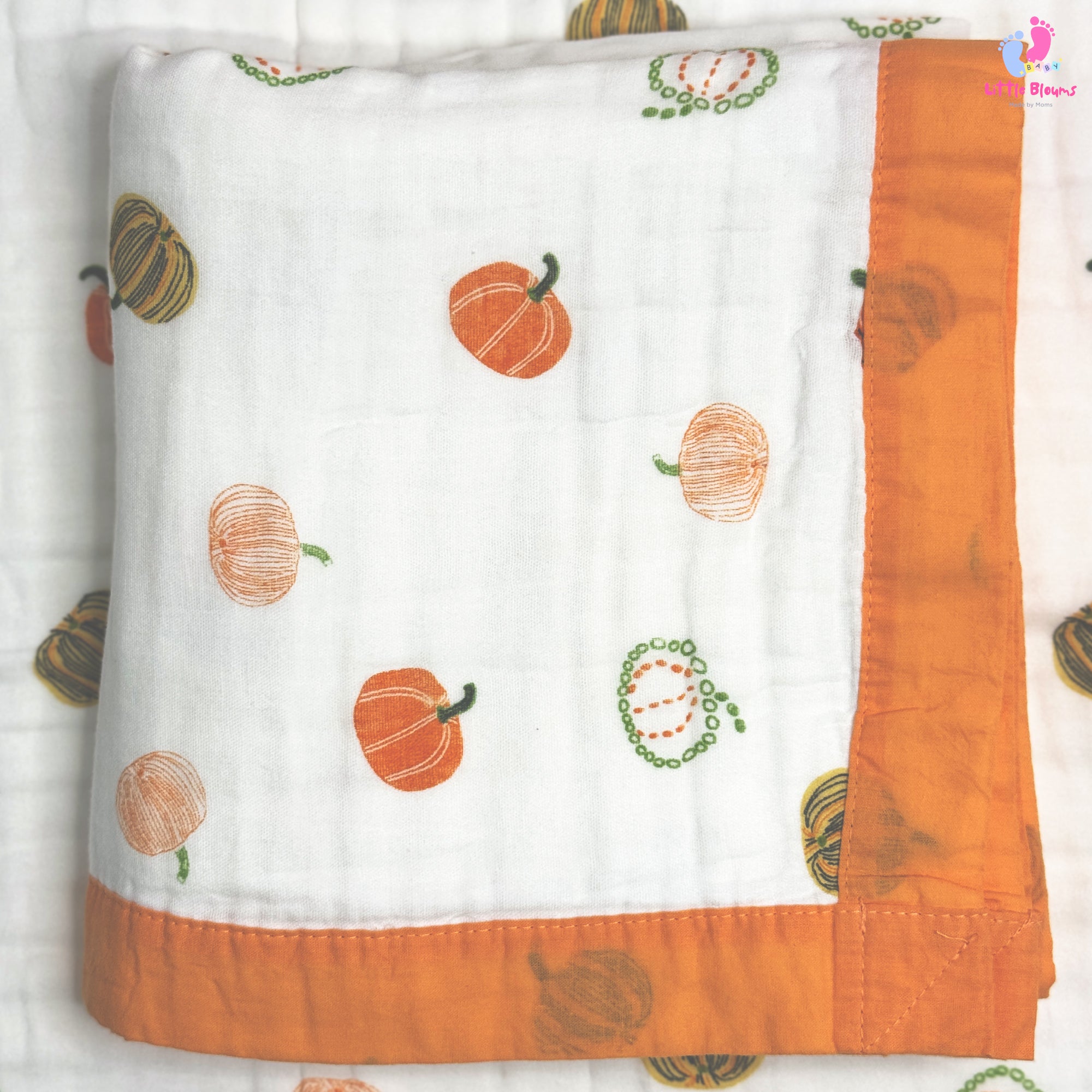 Muslin Blanket - Pumpkin