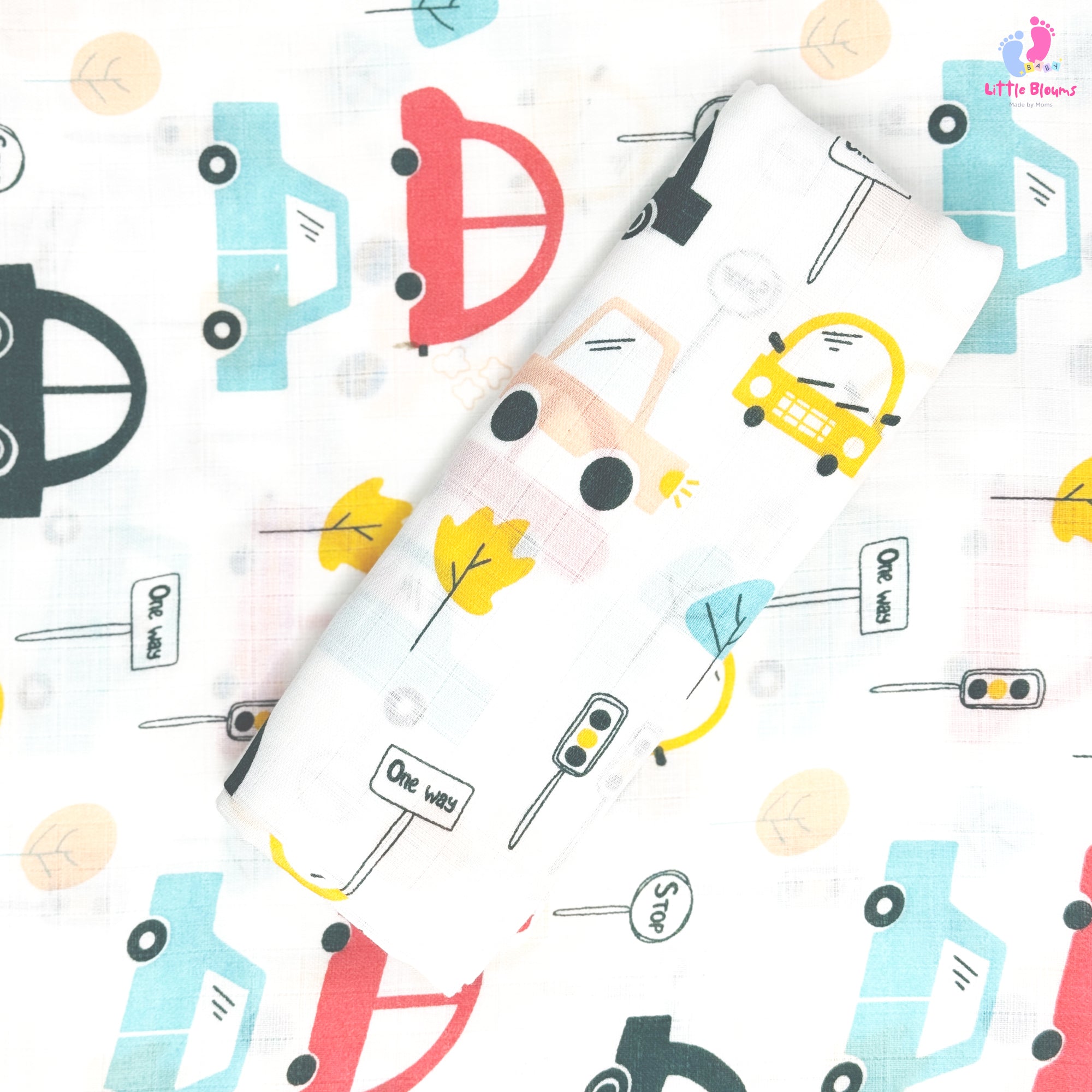 Muslin Swaddle - Cars