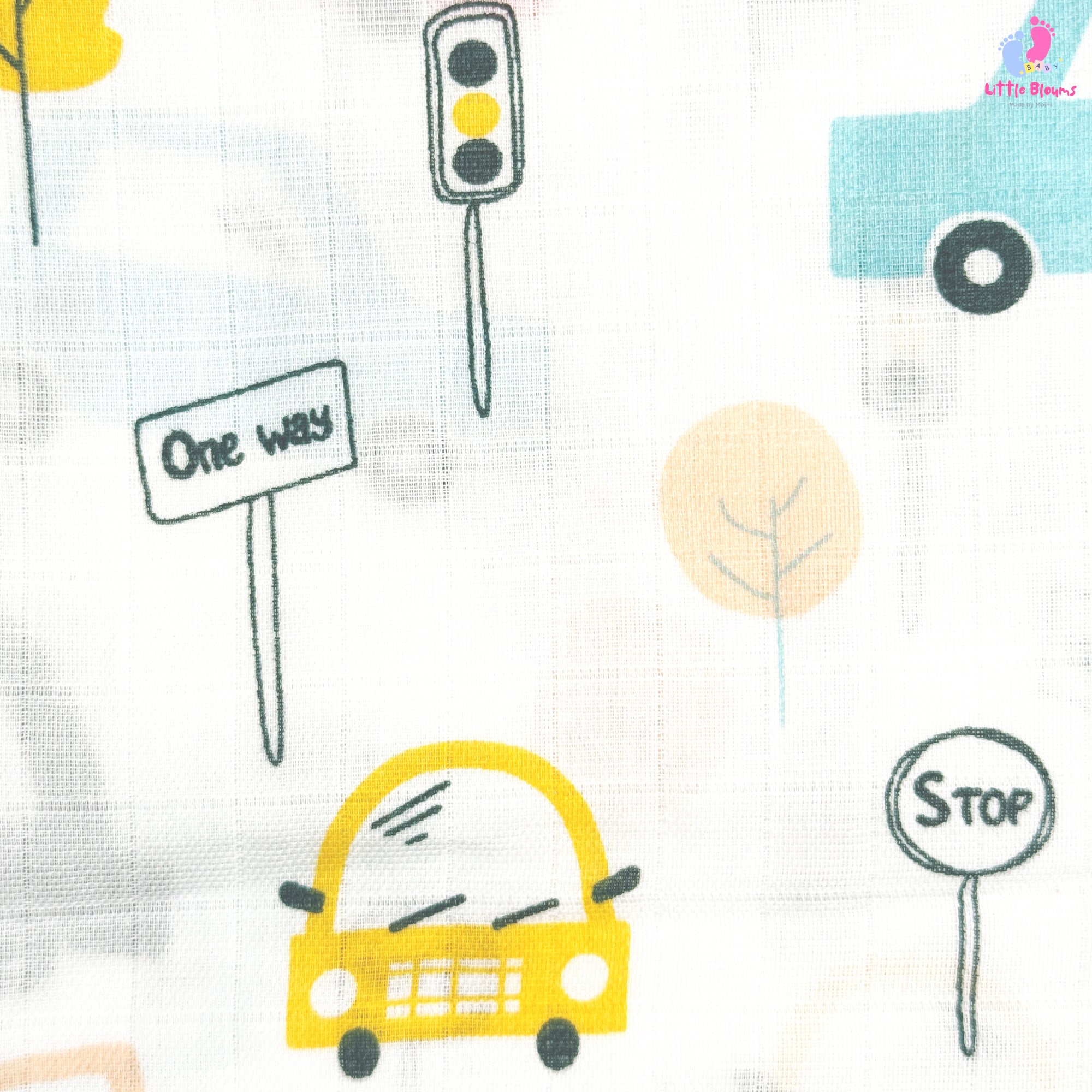 Muslin Swaddle - Cars