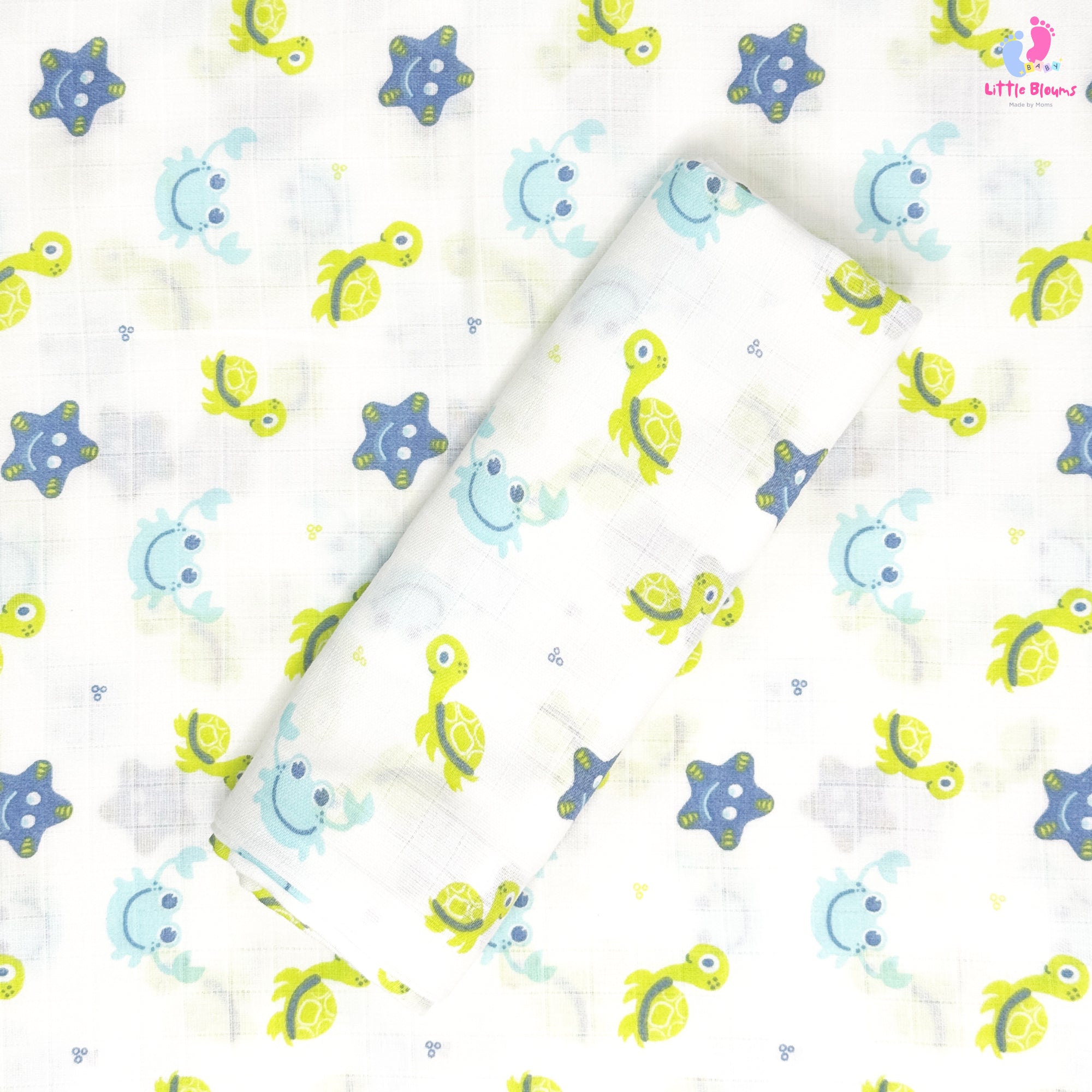 Muslin Swaddle - Tortoise
