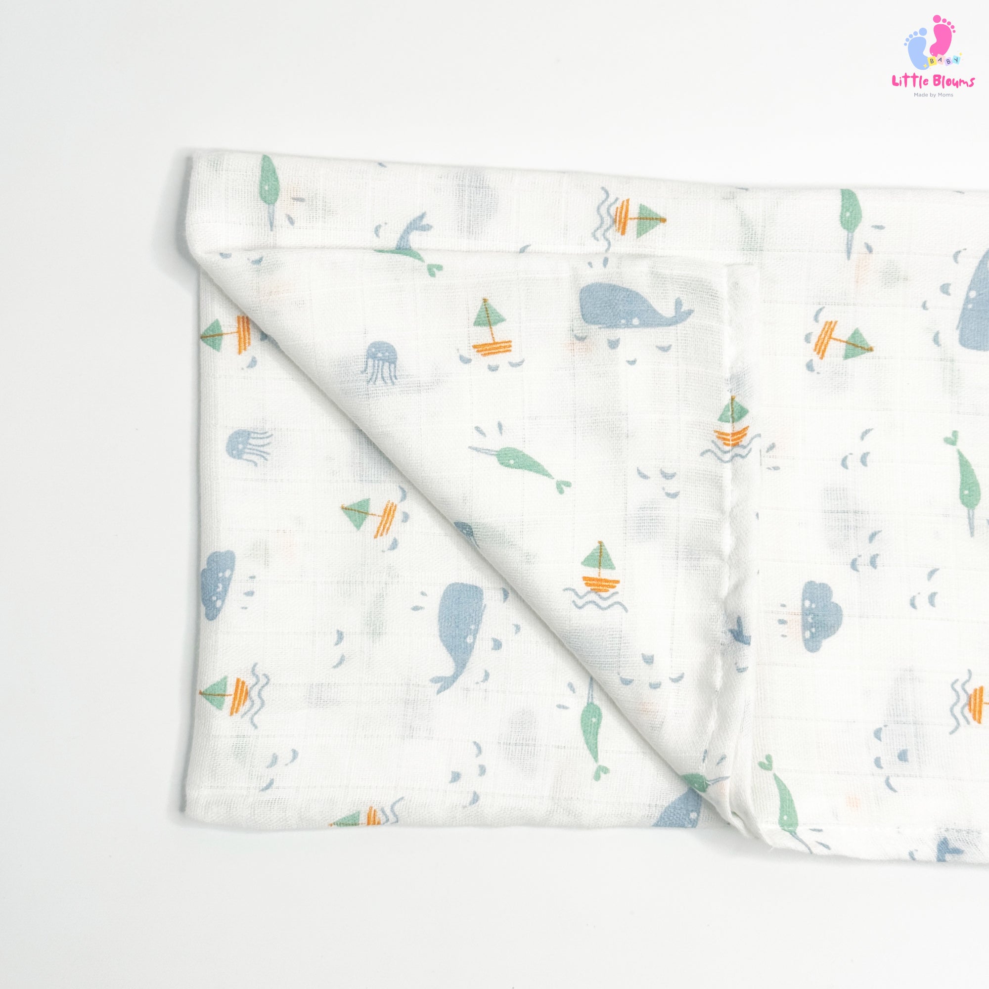 Muslin Bath Towel - Sea Shore