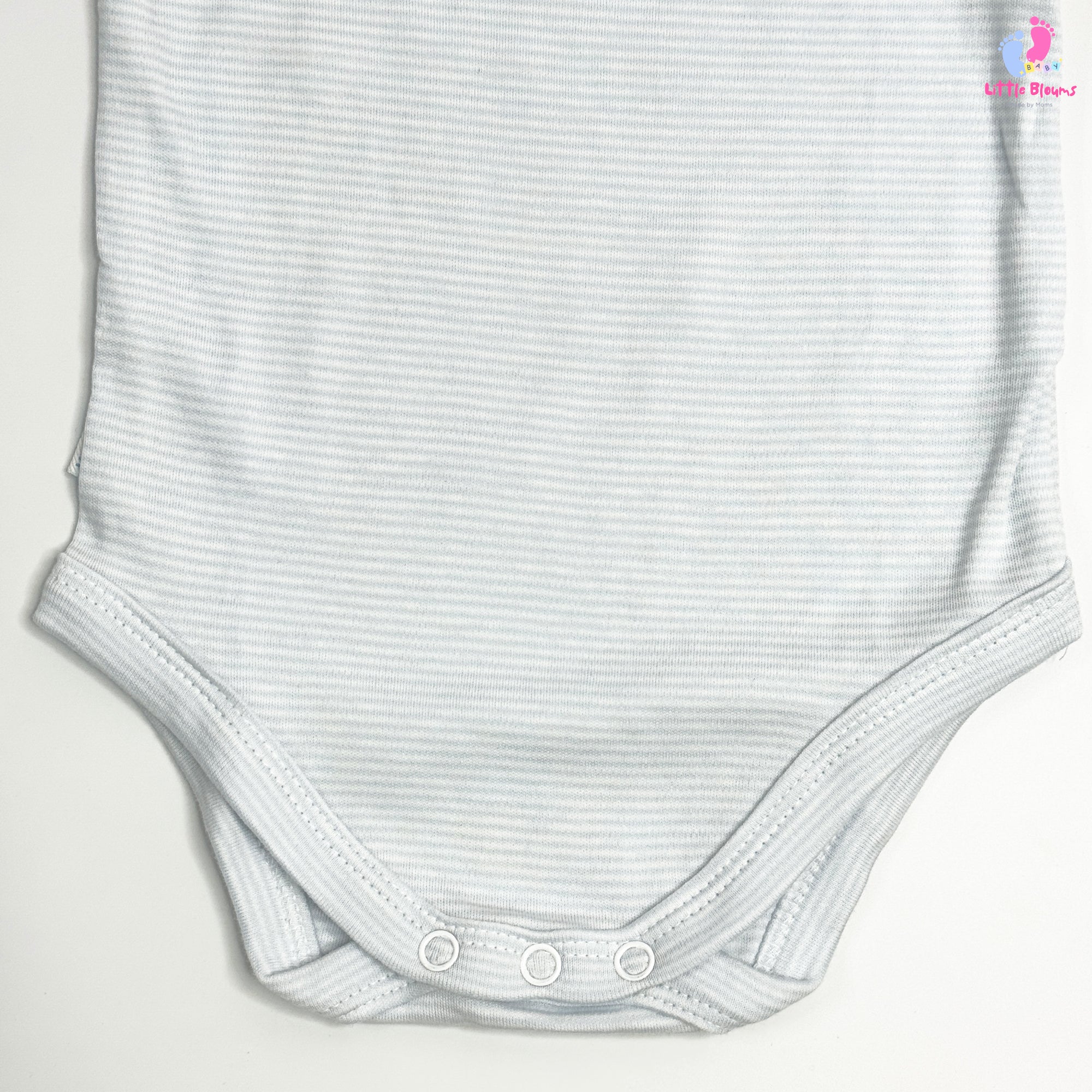 Sleeveless BodySuit - Light Blue Checked