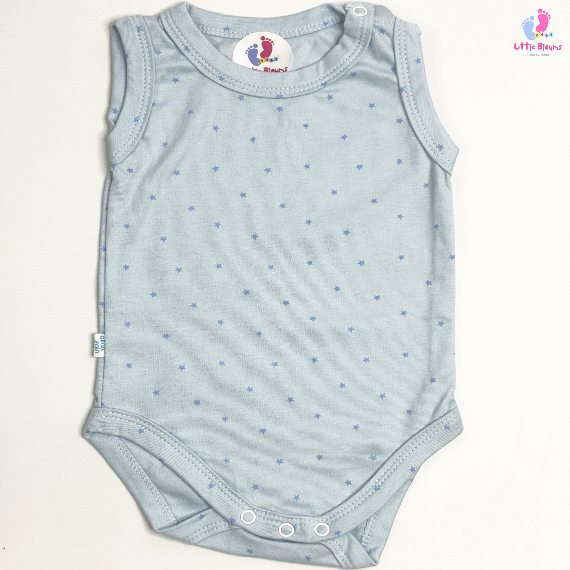 Sleeveless BodySuit - Blue Star