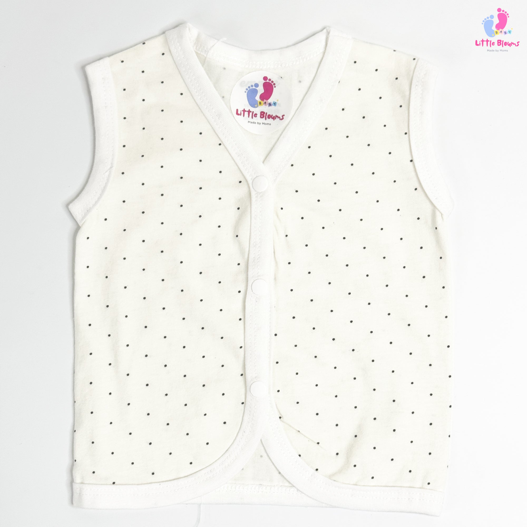Sleeveless Set - Black Dot