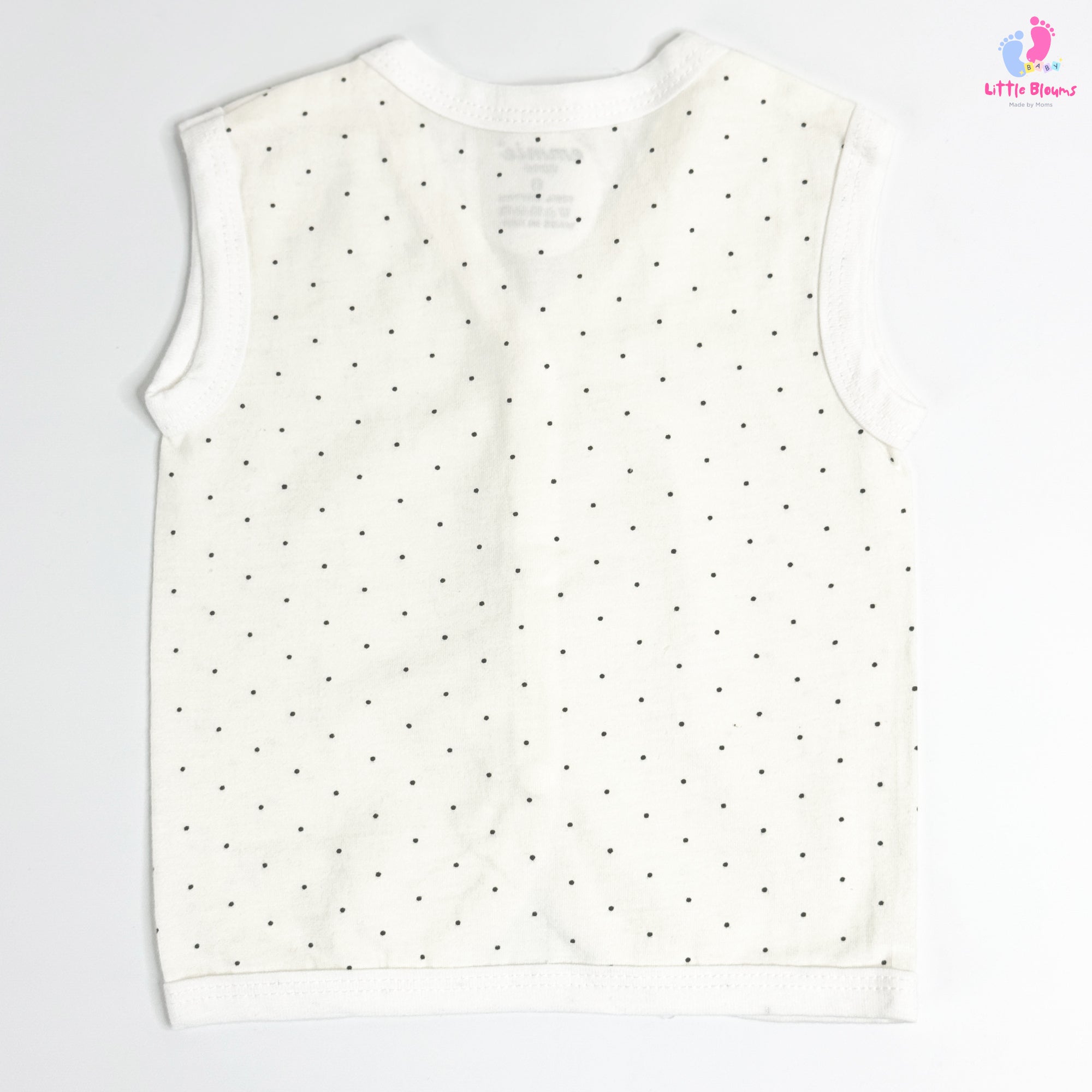 Sleeveless Set - Black Dot