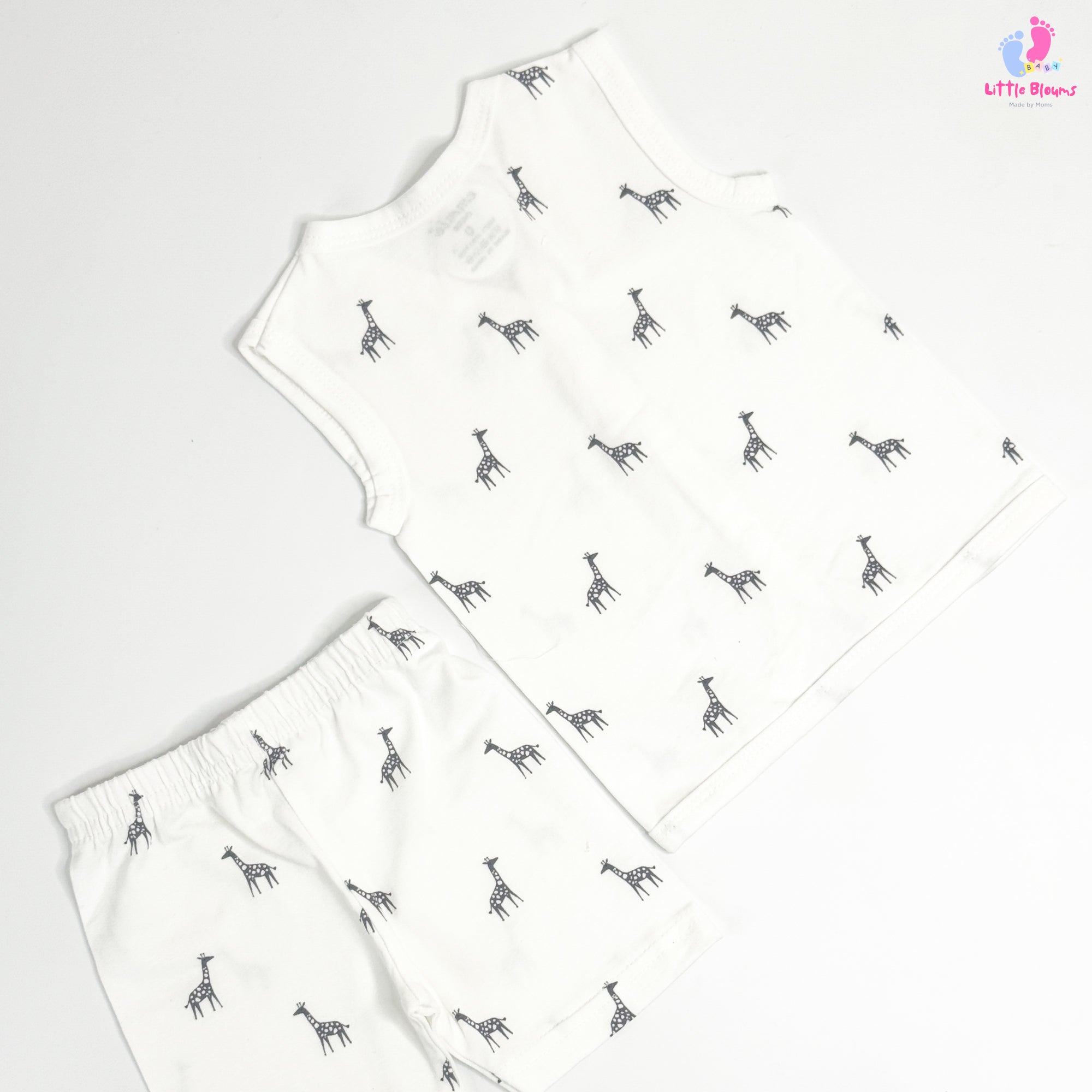 Sleeveless Set - Giraffe