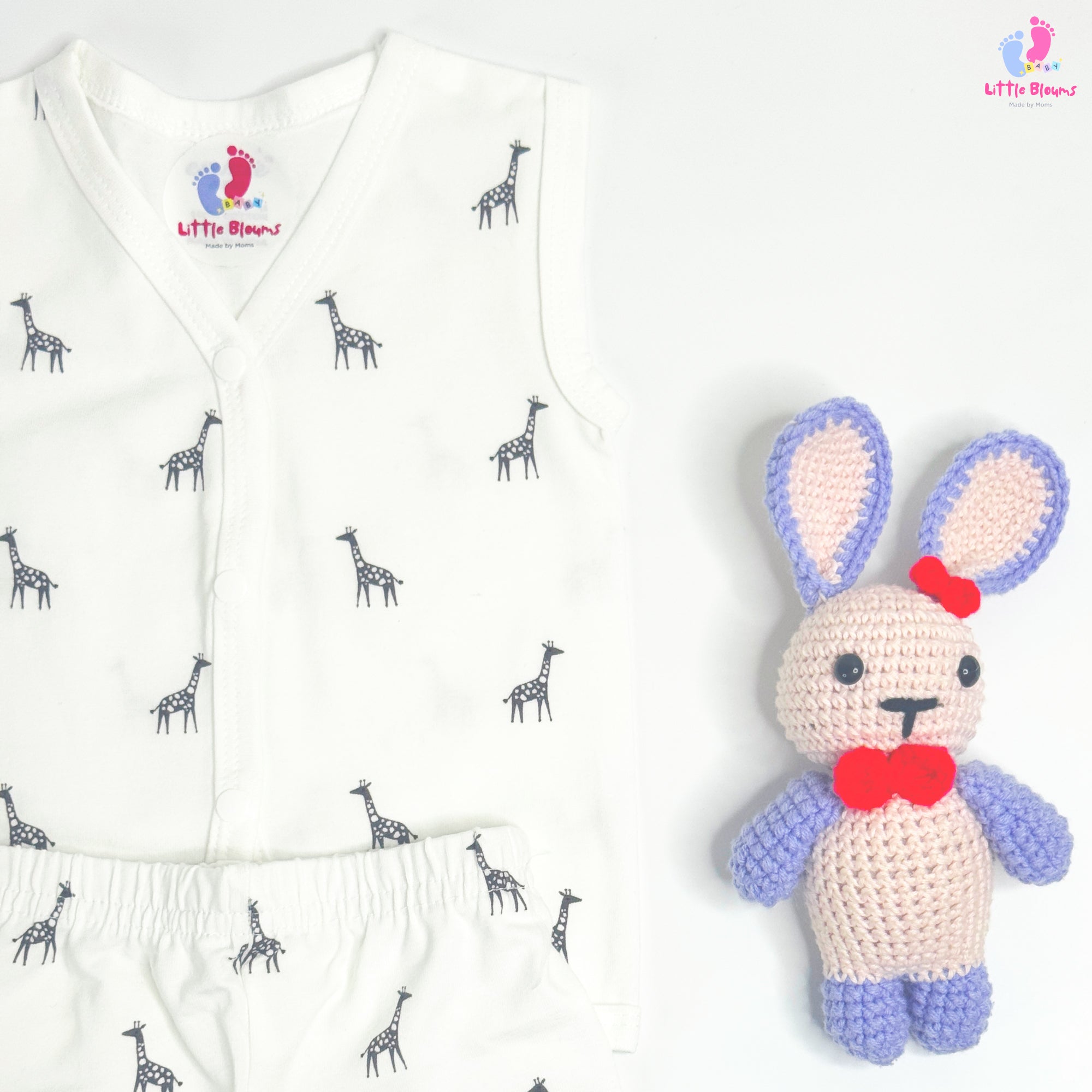 Sleeveless Set - Giraffe