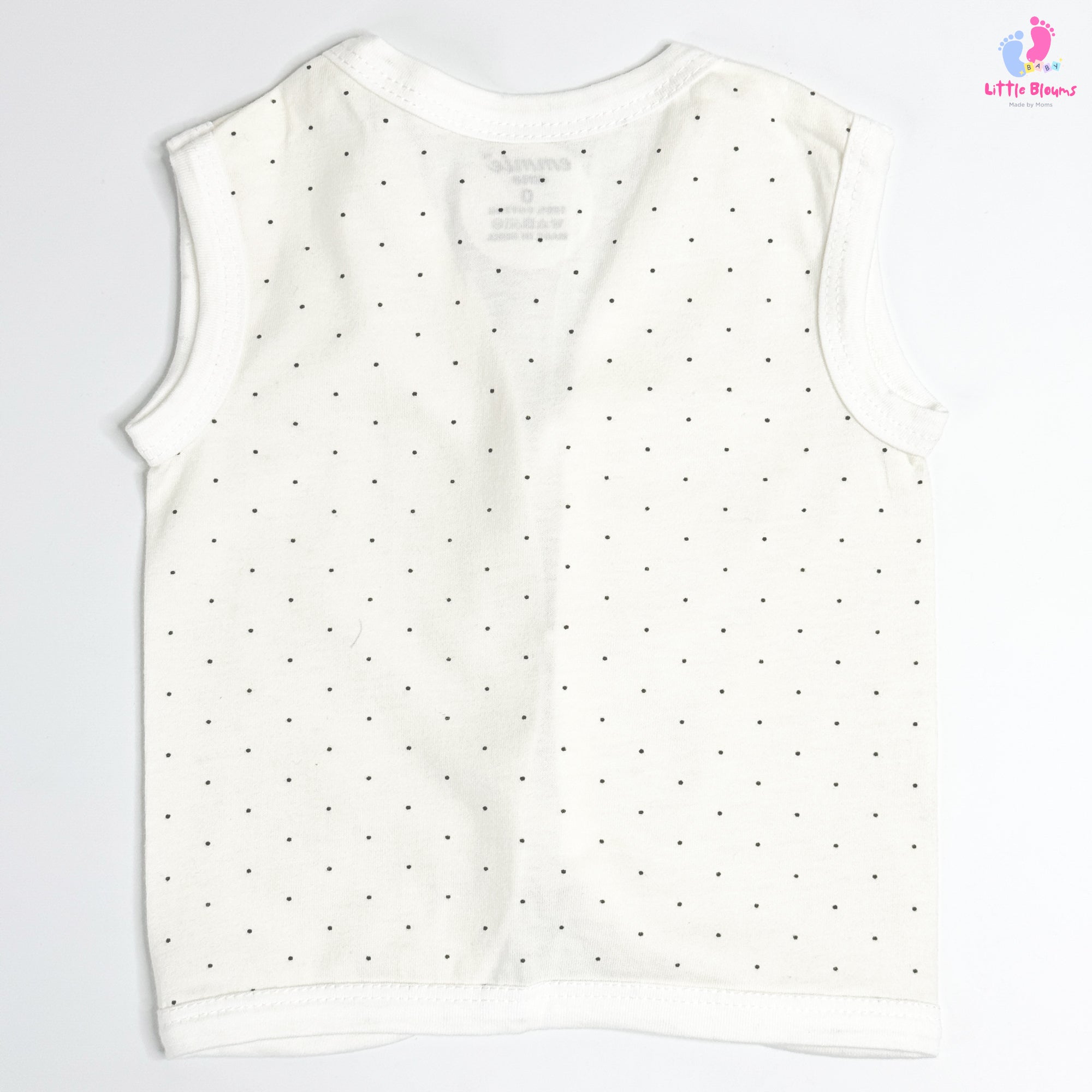 Front Tie jabla - Black Dot