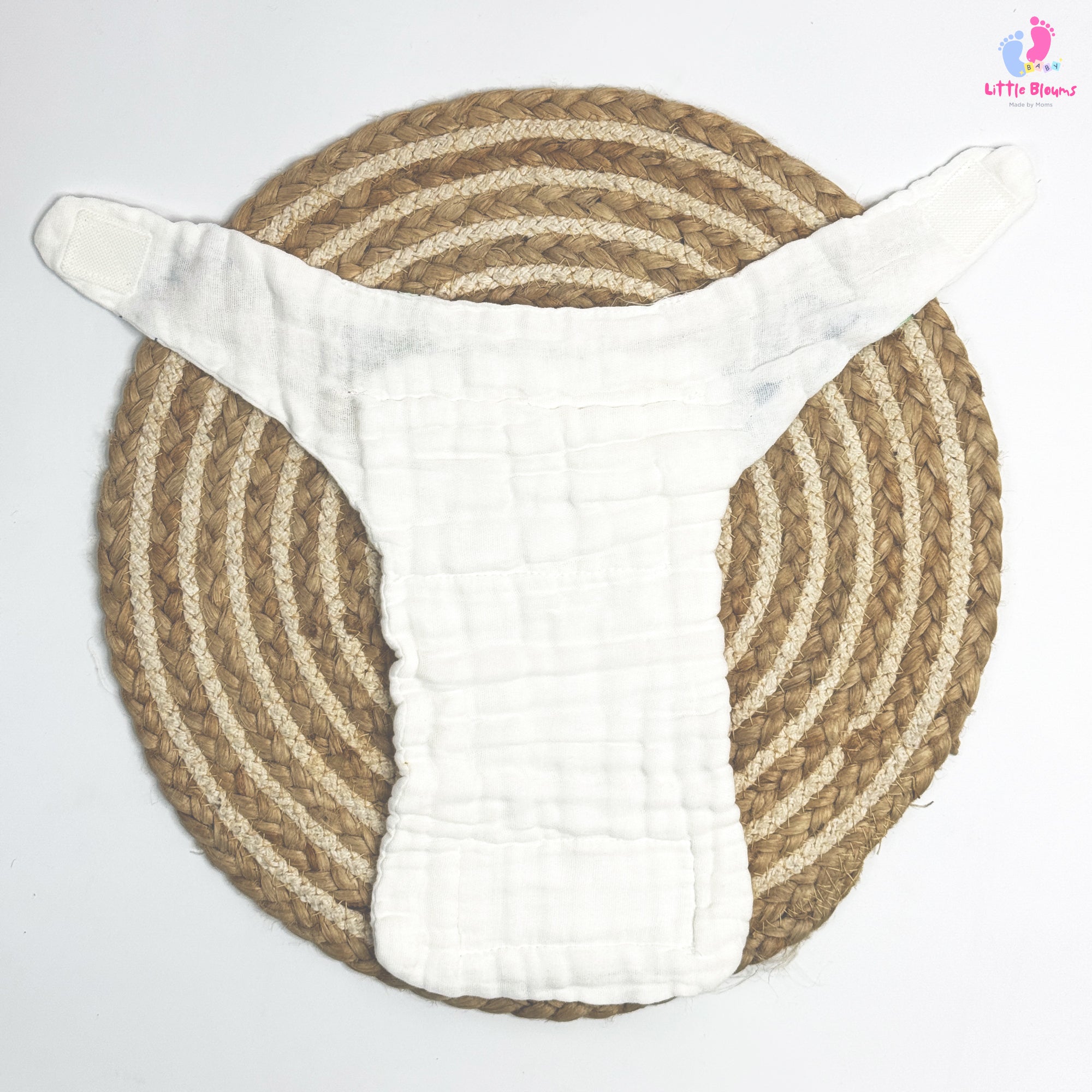 Velcro Nappy - Blue Dino