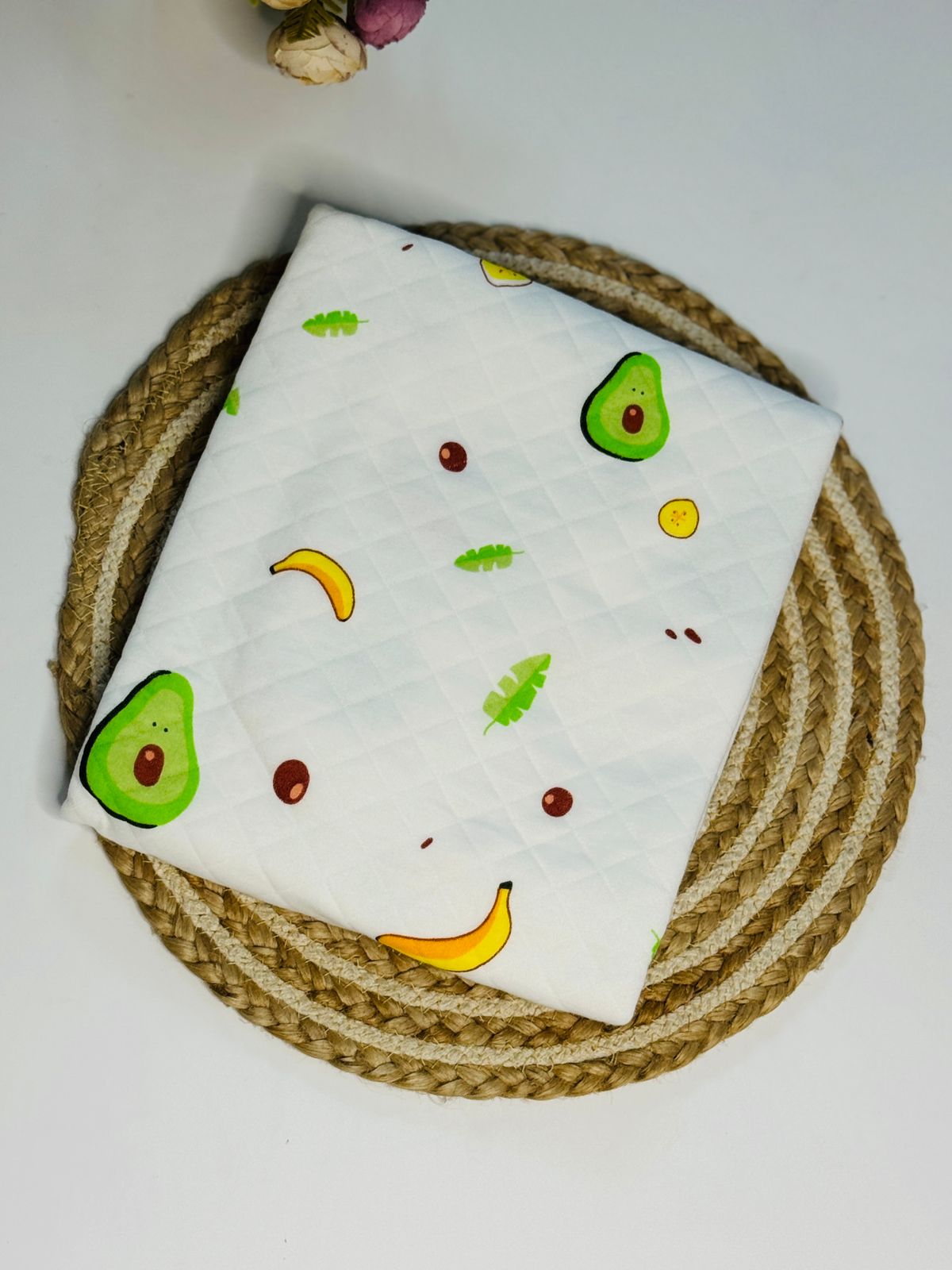 Muslin Hooded Wrapper - avocado