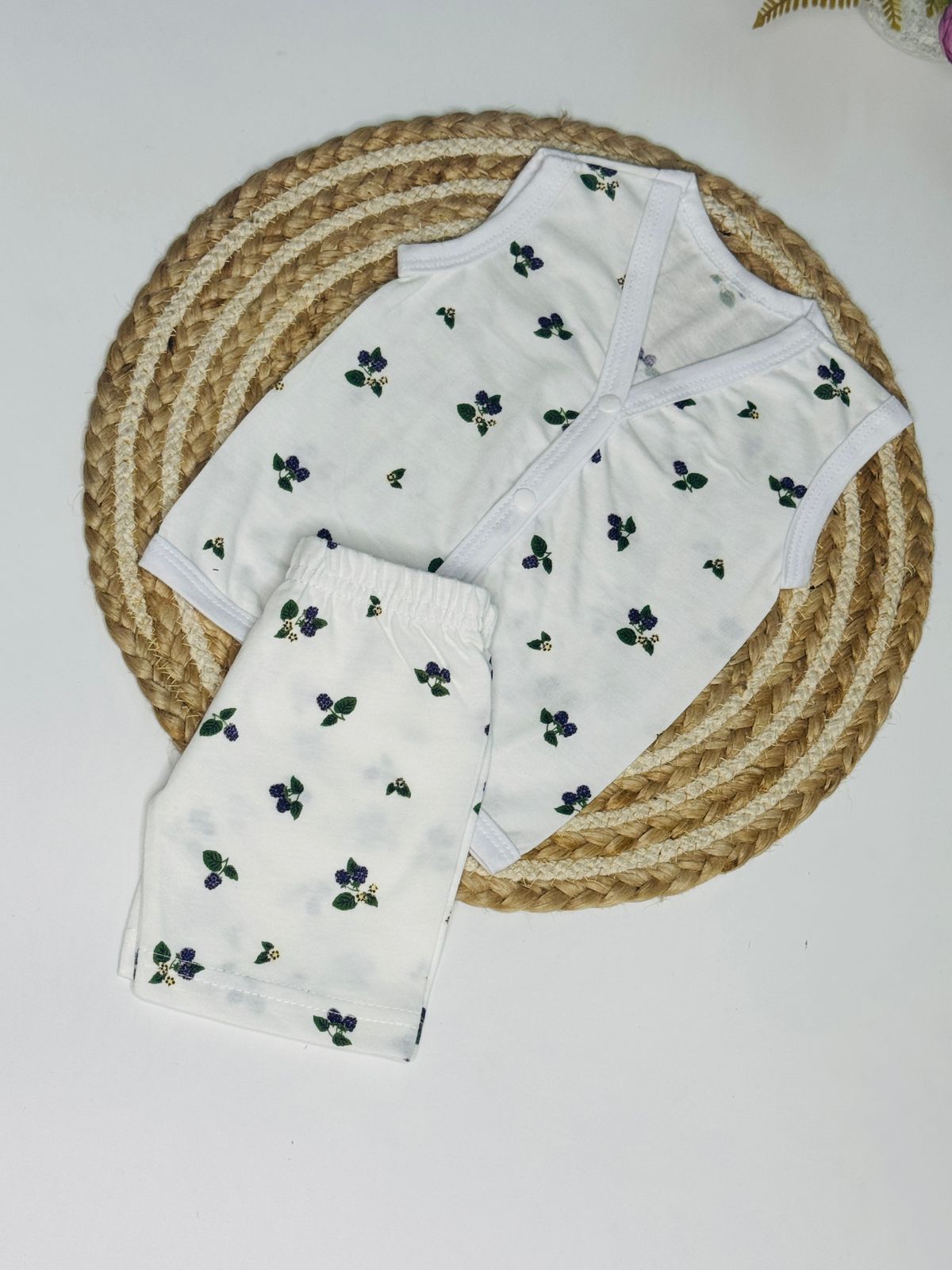 Sleeveless Set - Mulberry
