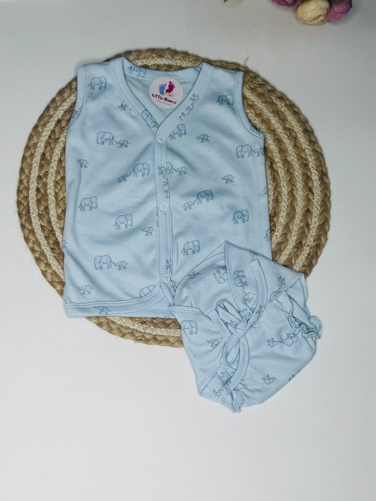 Jabla Nappy set - Blue Elephant