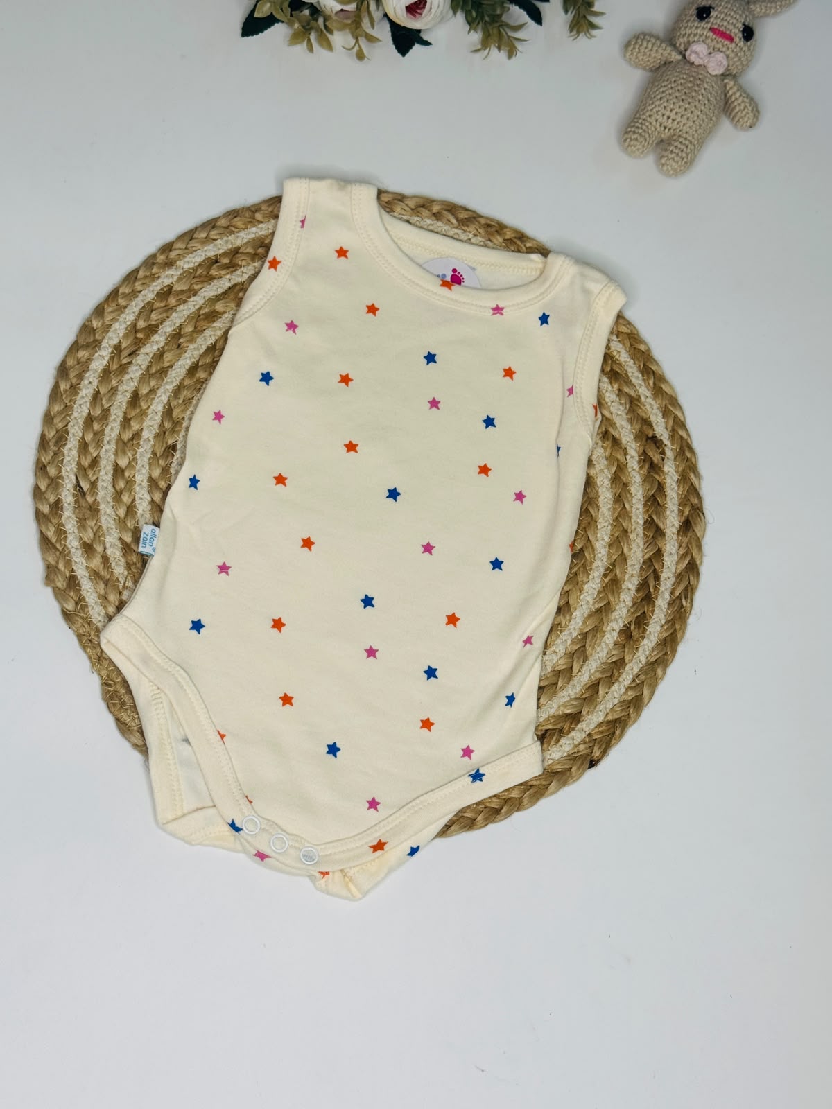 Sleeveless BodySuit - colourful stars